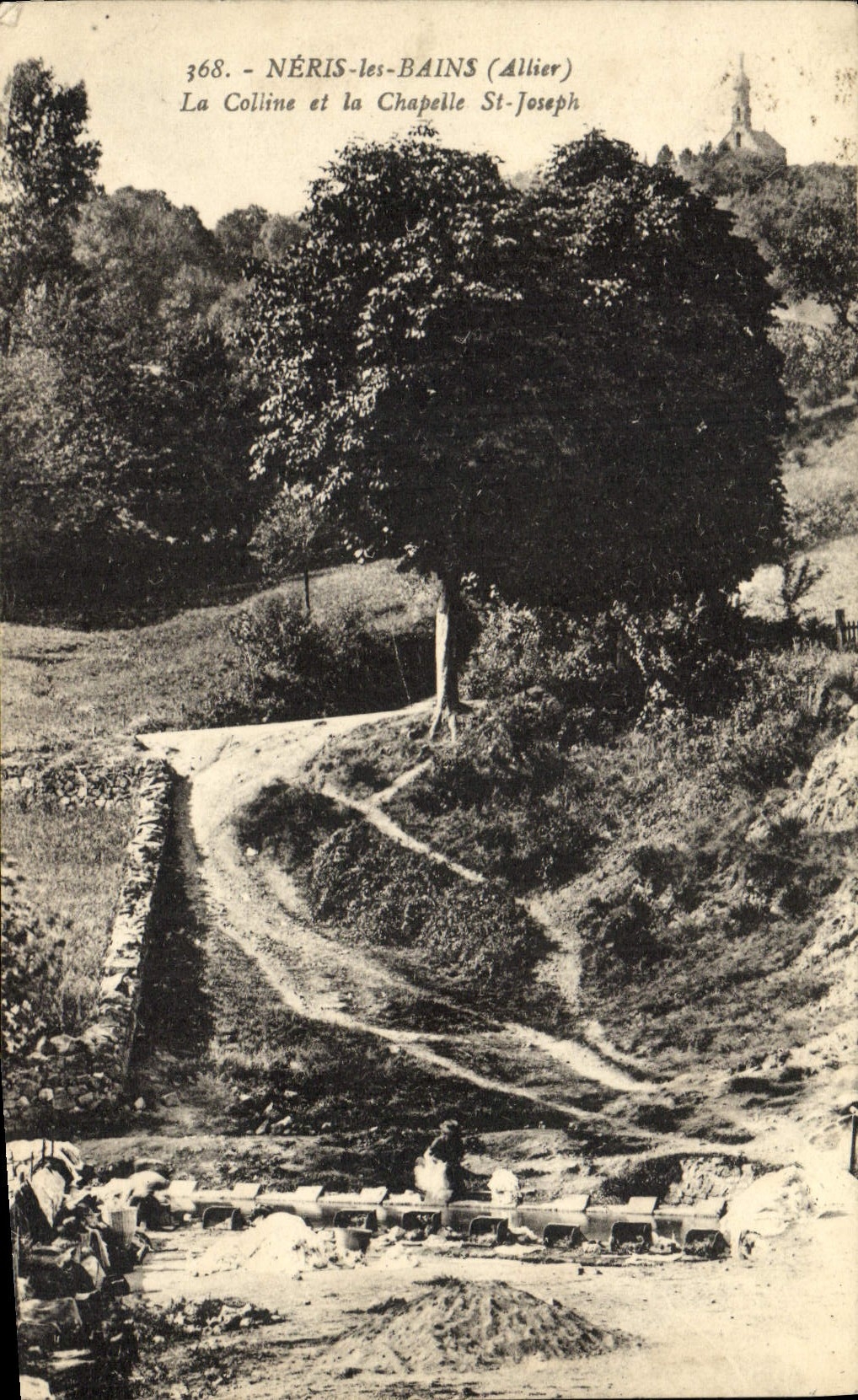 CPA Neris les Bains La Colline et la Chapelle St Joseph