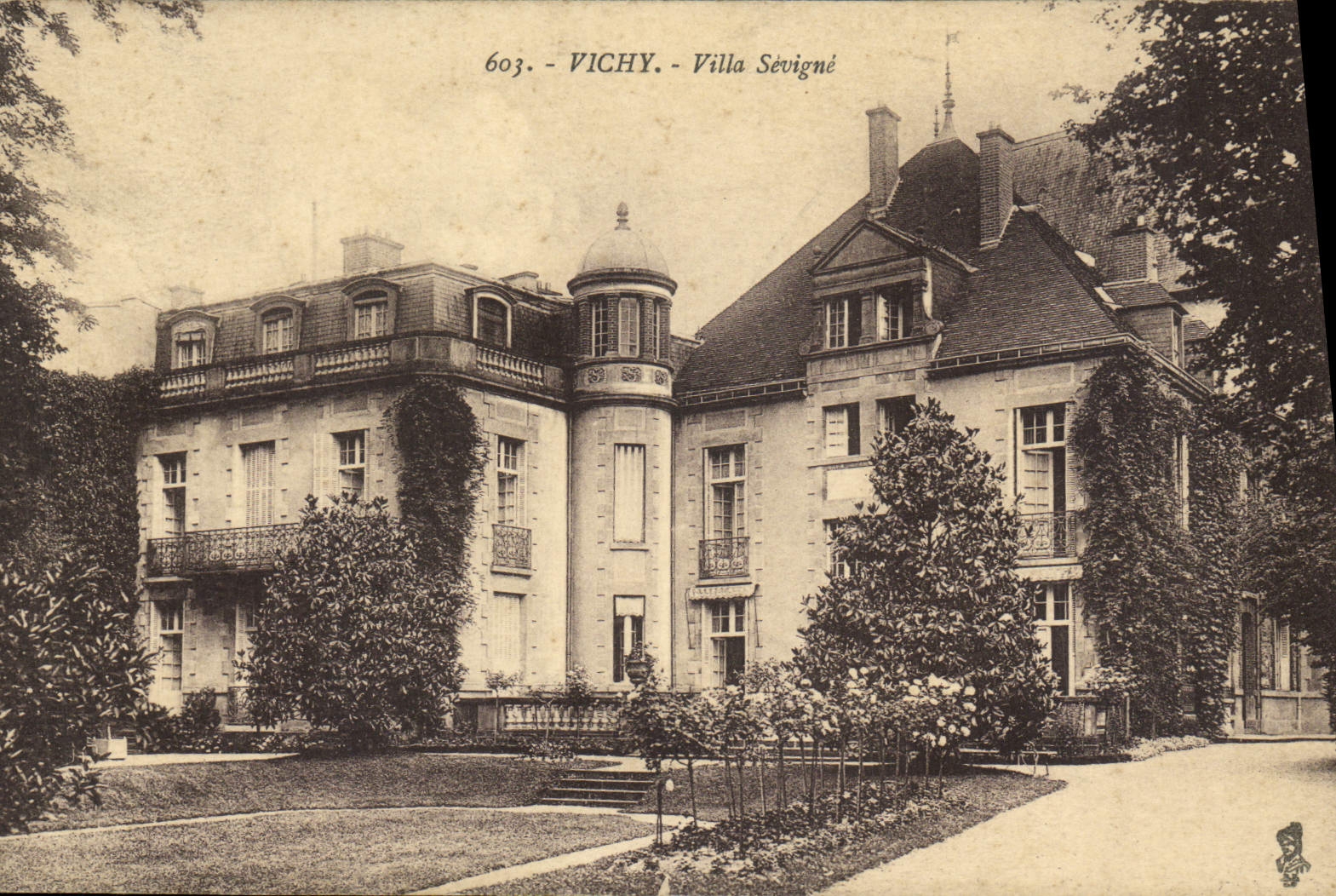 CPA Vichy Villa Sevigne
