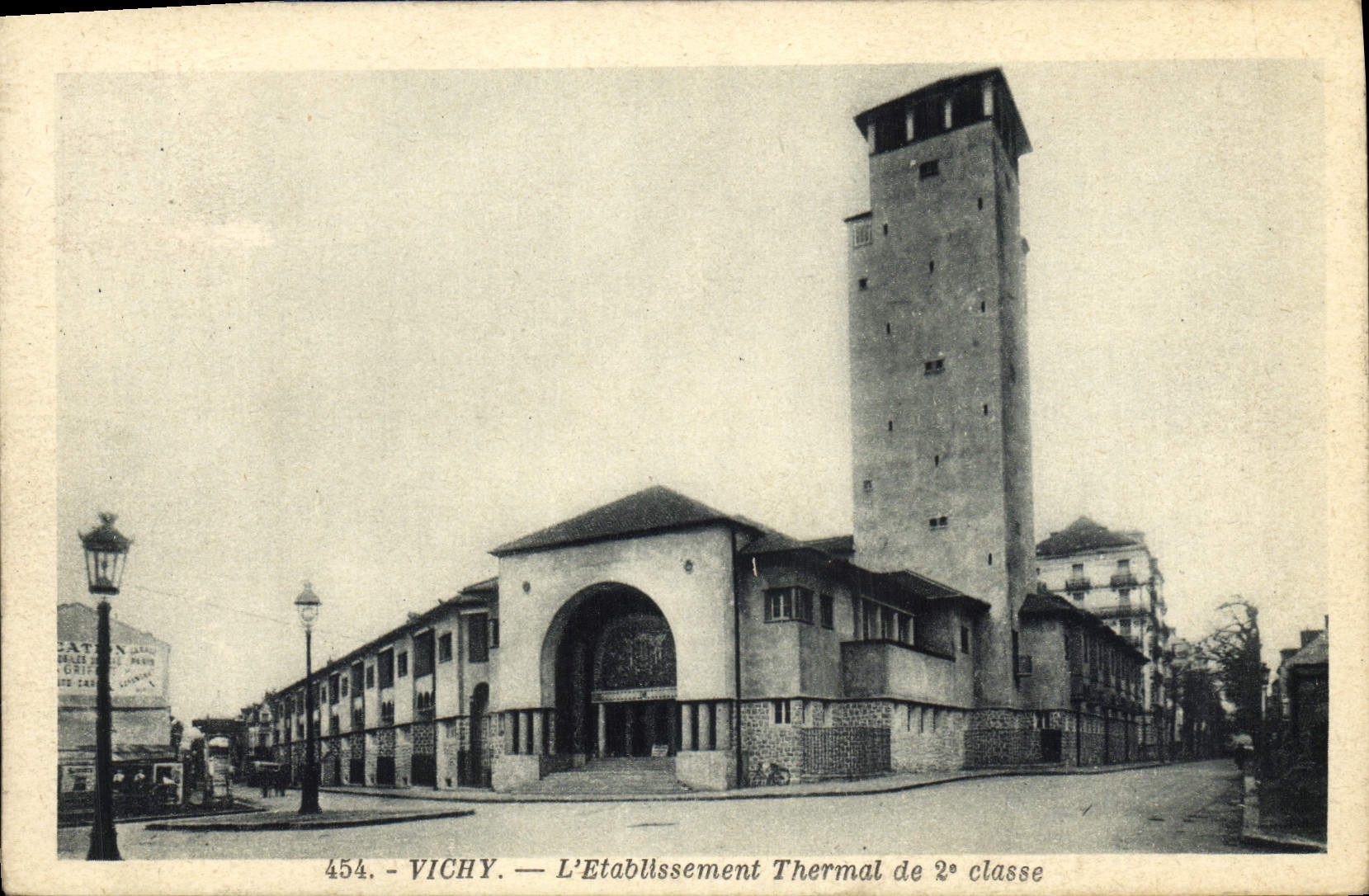 VINTAGE POSTCARD Vichy Hydropathic establishment of 2nd class