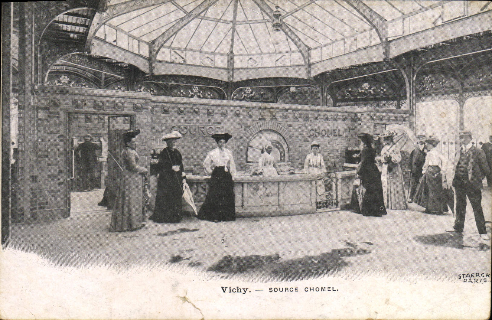 CPA Vichy Source Chomel