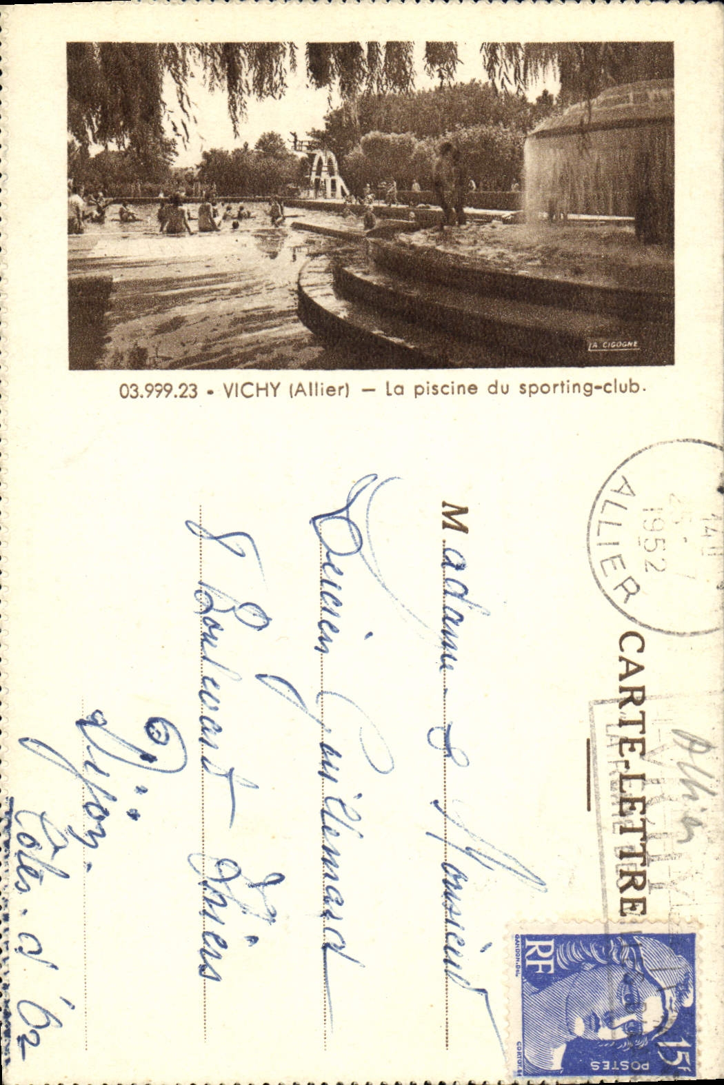 Extendible chart Vichy the Swimming pool Of Sporting club the casino