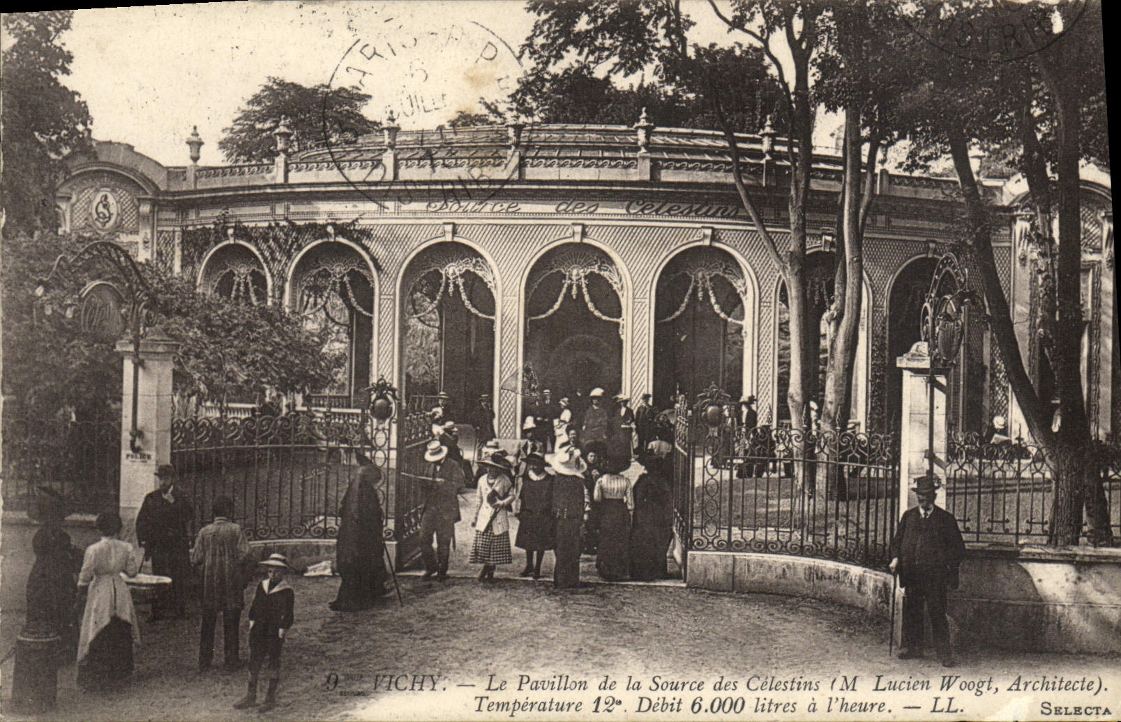 CPA Vichy Le Pavillon de La Source des celestins