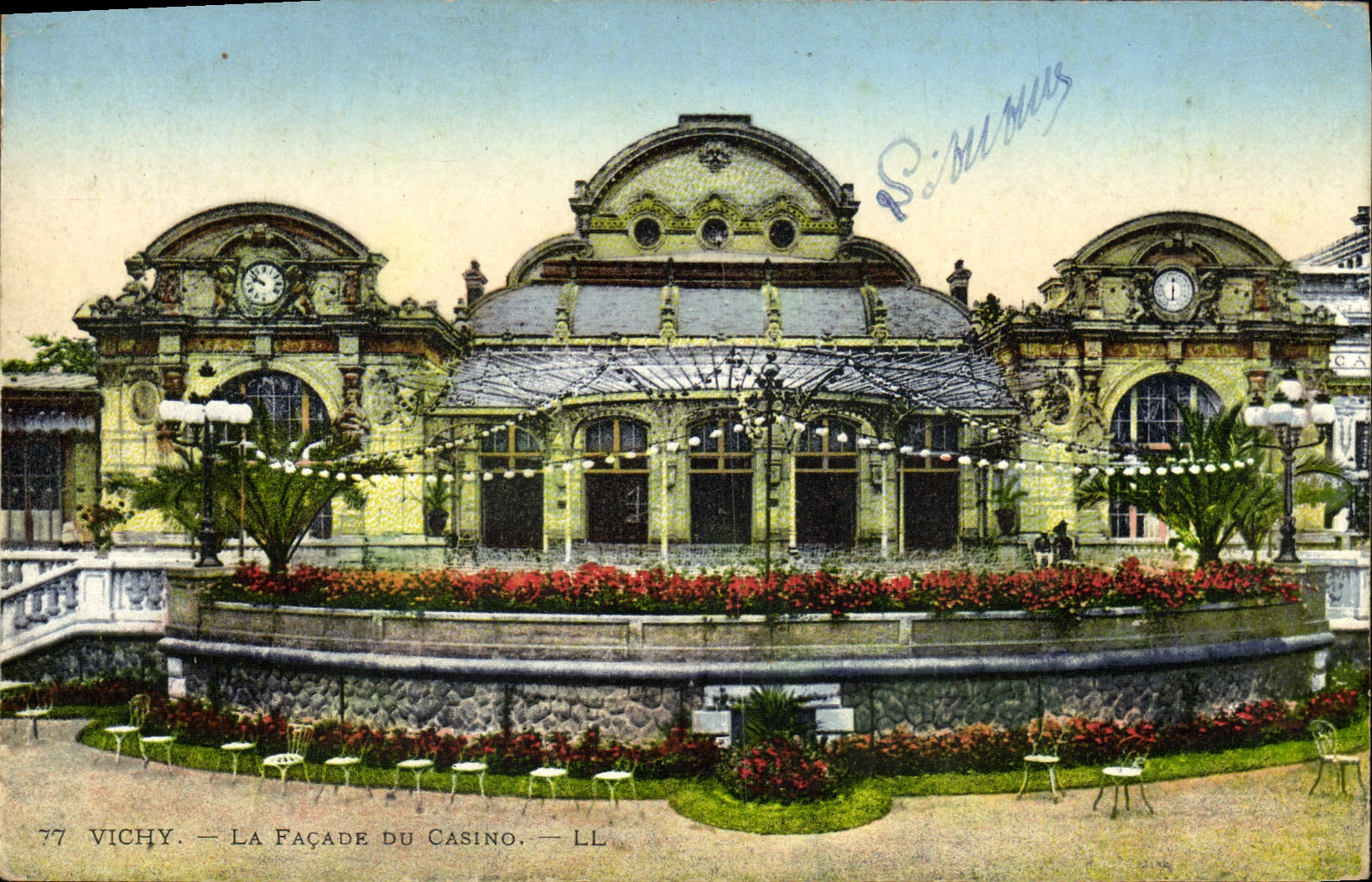 CPA Vichy La Facade Du Casino