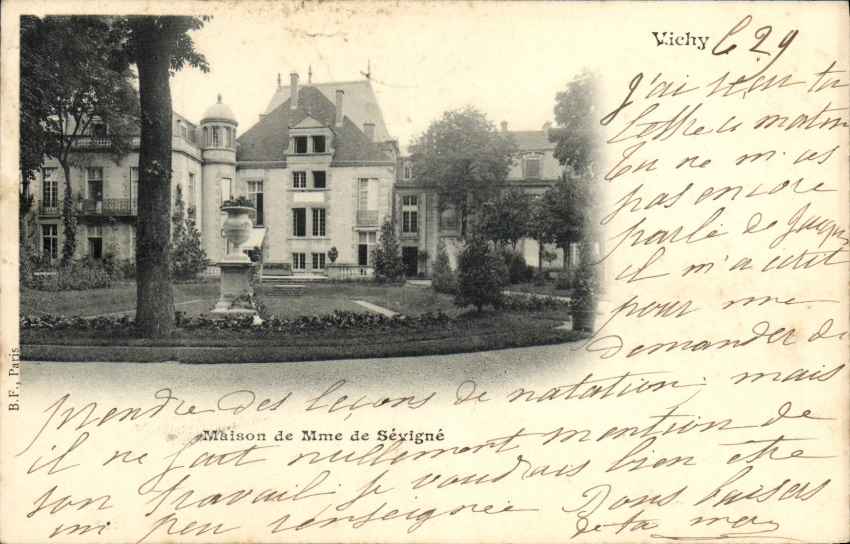 CPA Vichy Maison De Mme de sevigne