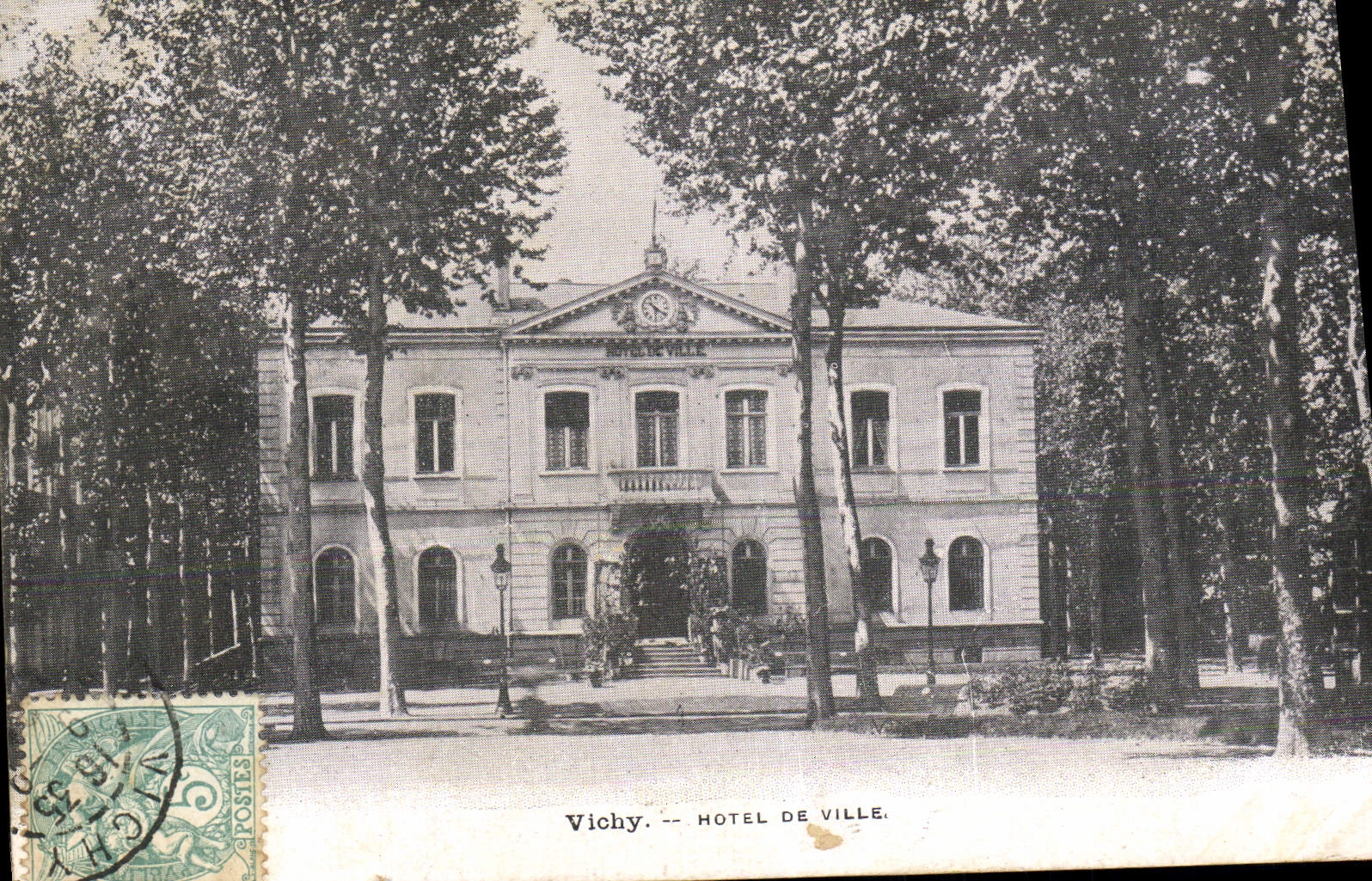 CPA Vichy Hotel De Ville