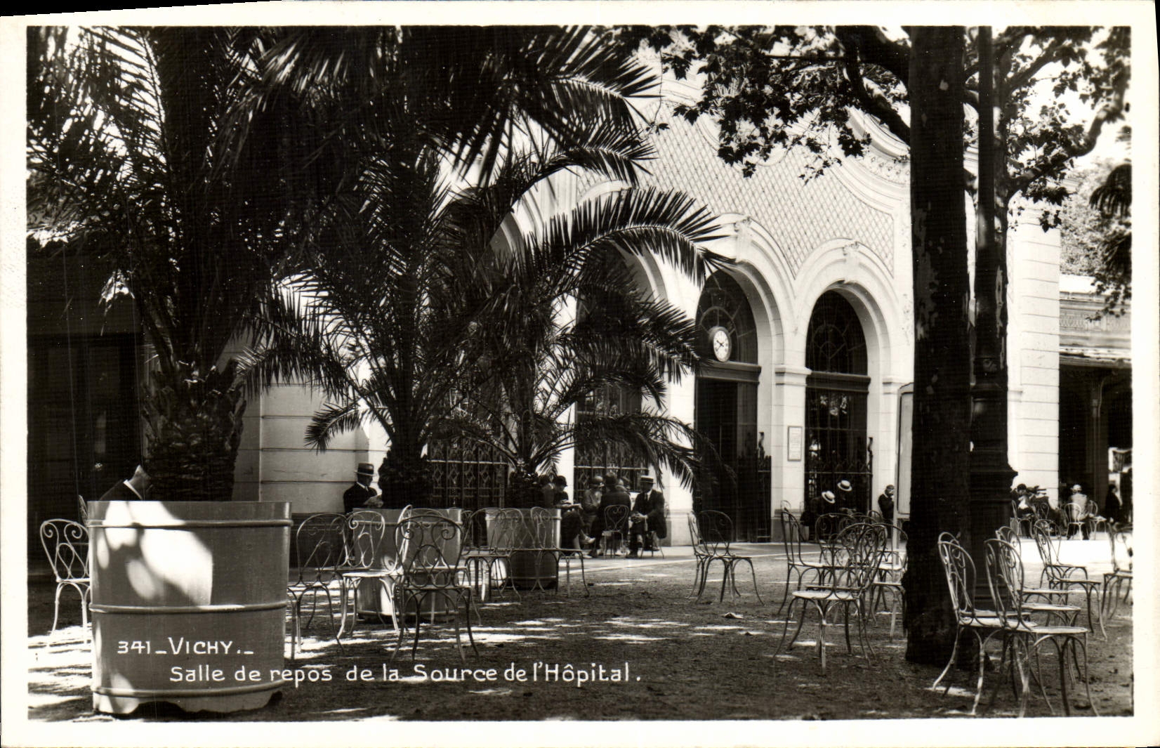 CPA Vichy Salle de repos de la source de l'hopital