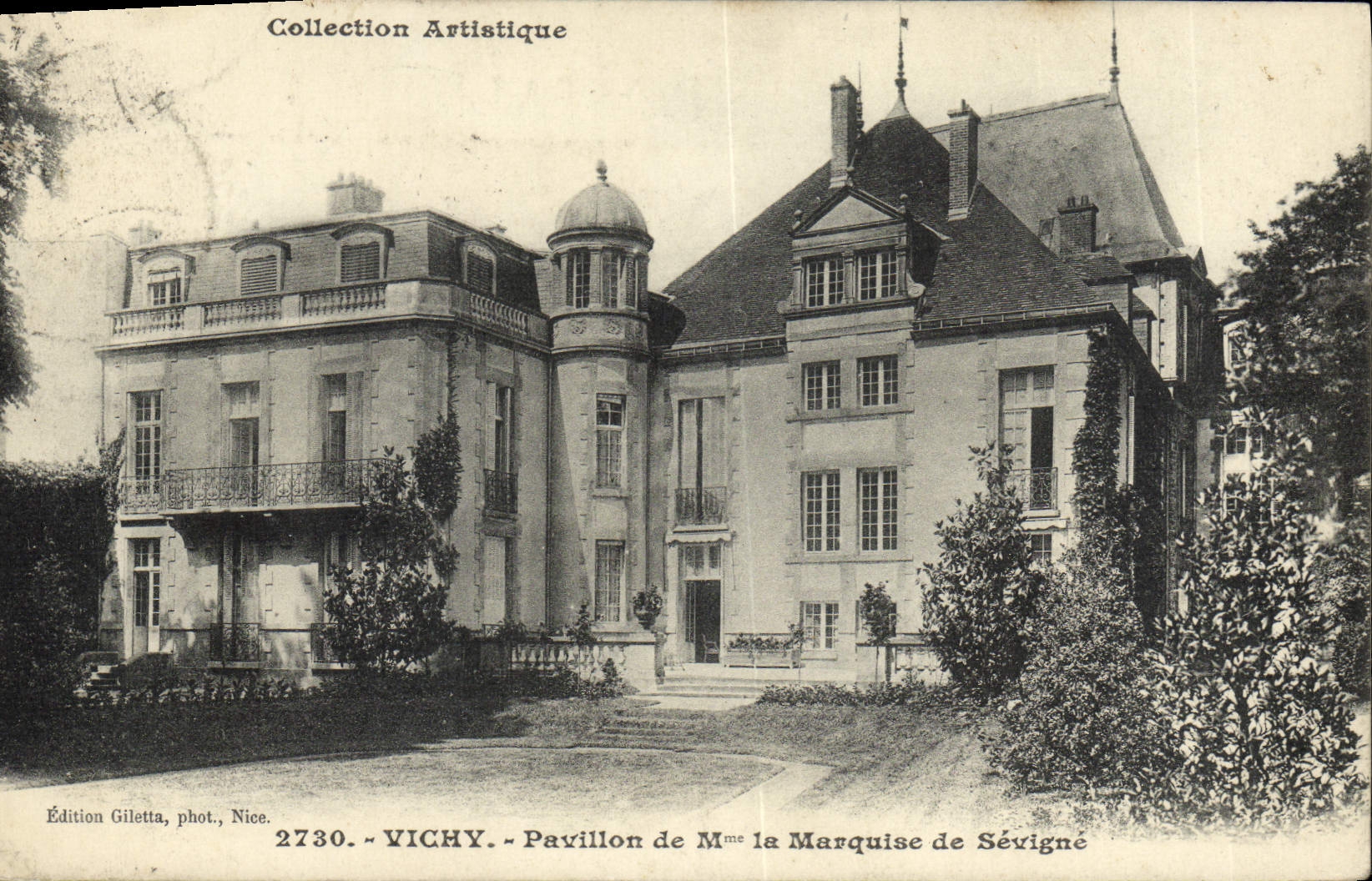 CPA Vichy Pavillon de la Marquise de Sevigne