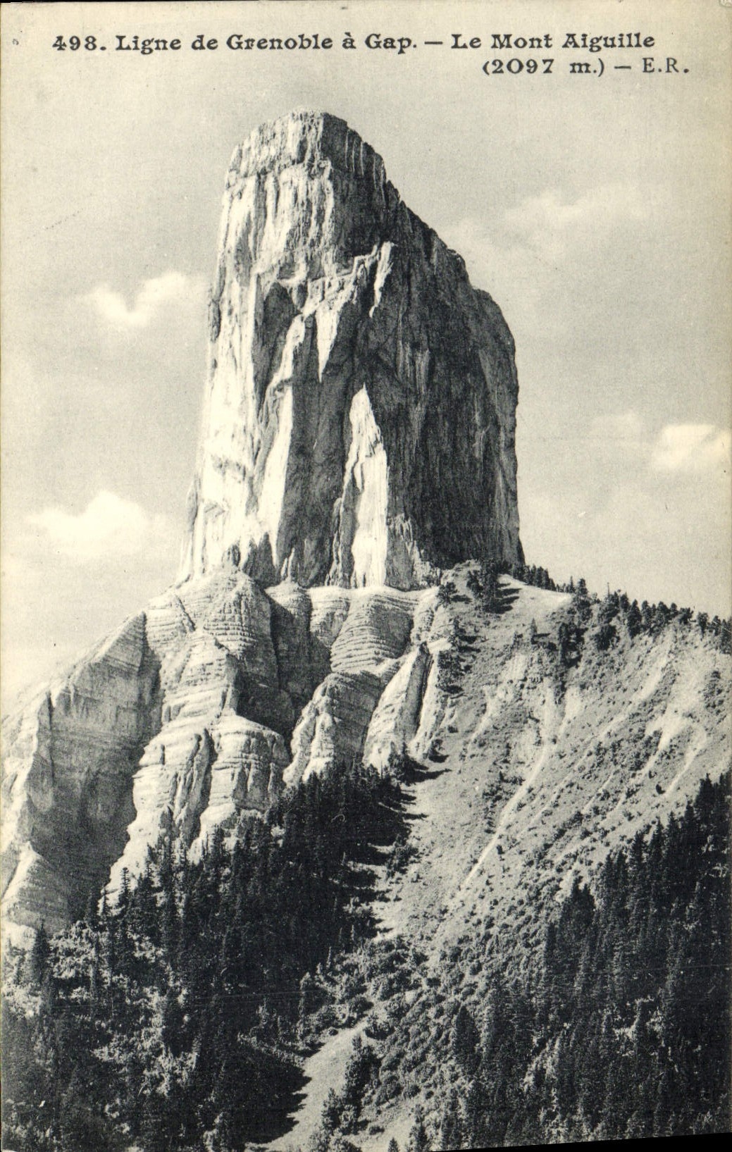 VINTAGE POSTCARD Ligne Of Grenoble has Gap the Mount Switches