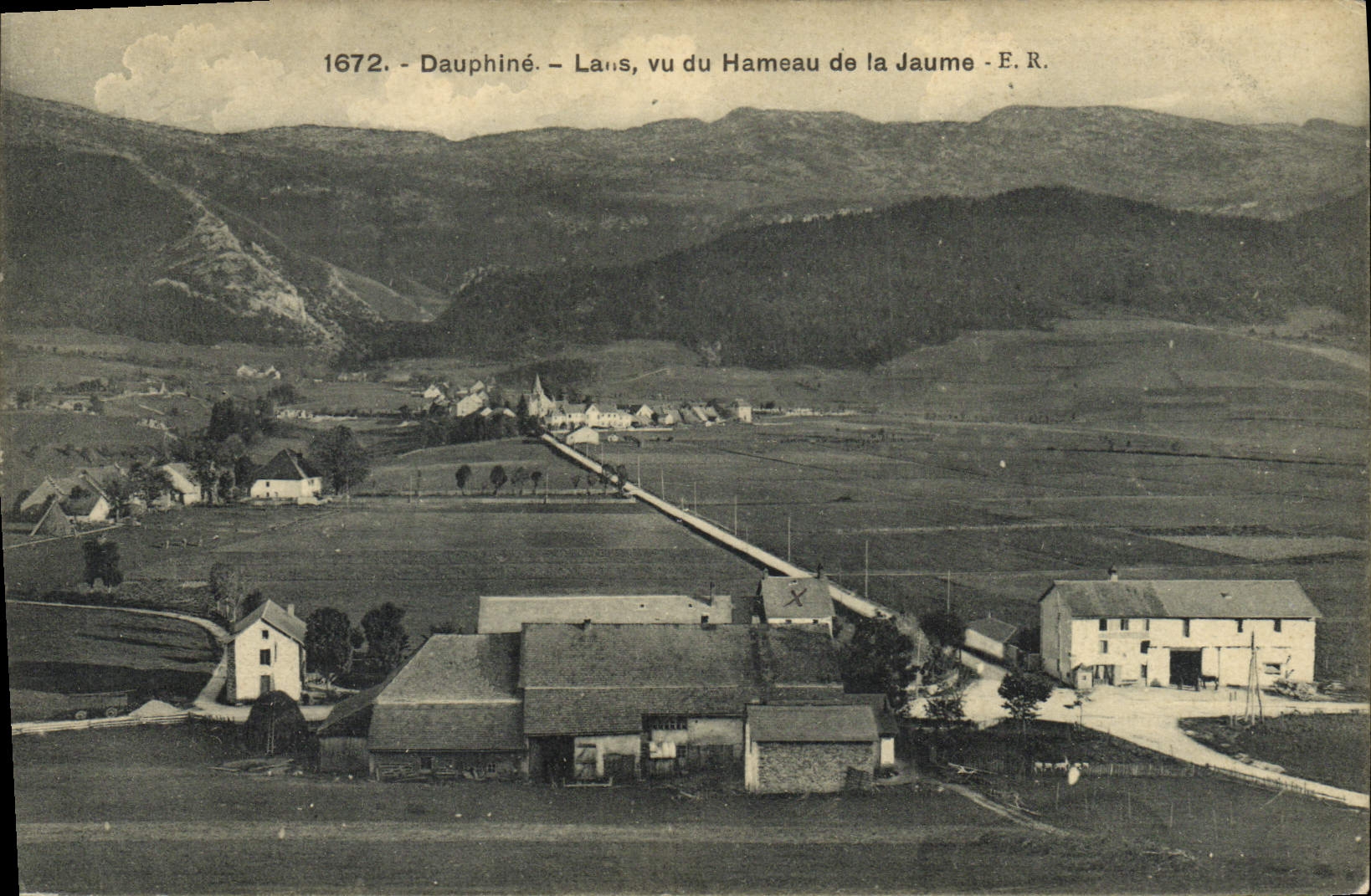 CPA Dauphine Lans Vu du hameau de la jaume