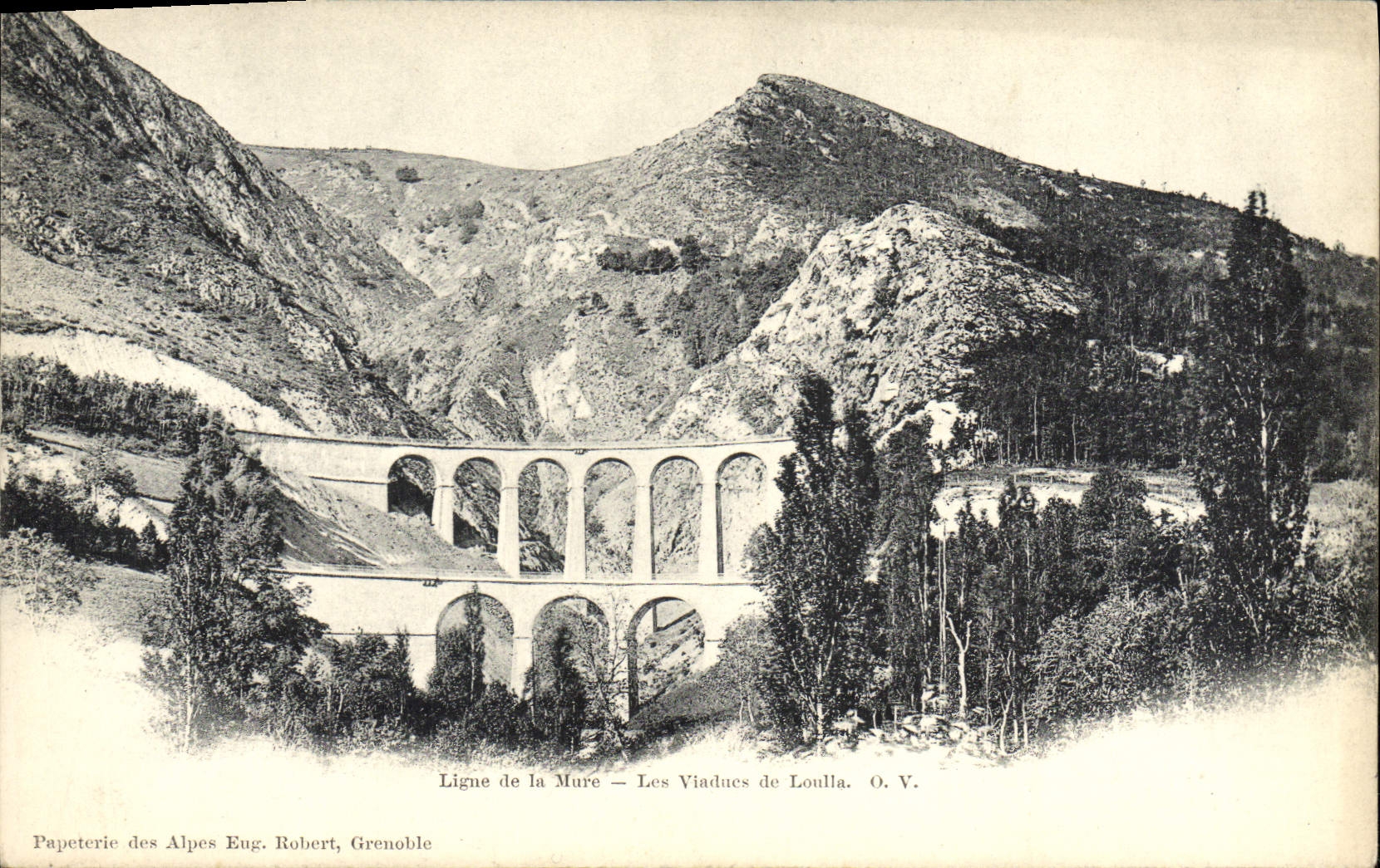 CPA Ligne De La Mure Les Viaducs De Loulla