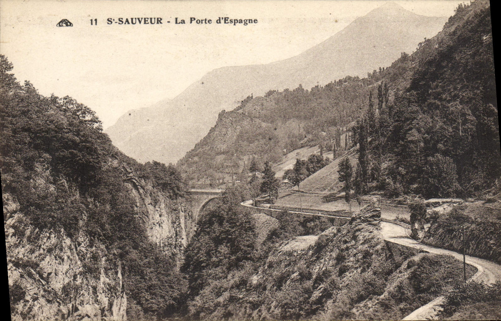 CPA St Sauveur La Porte D'Espagne