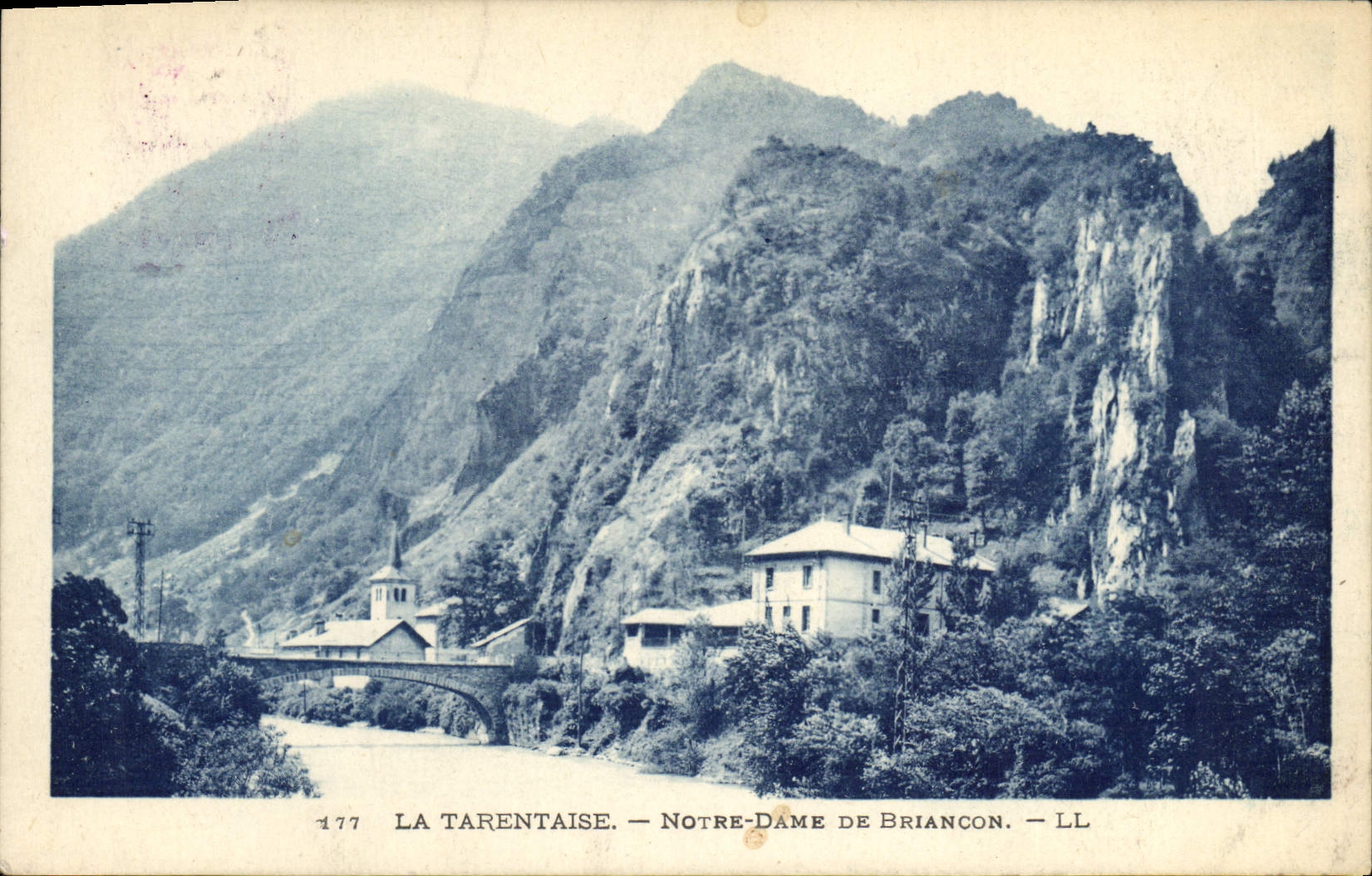 POSTAL Tarentaise Notre Dame de la VENDIMIA de Briançon
