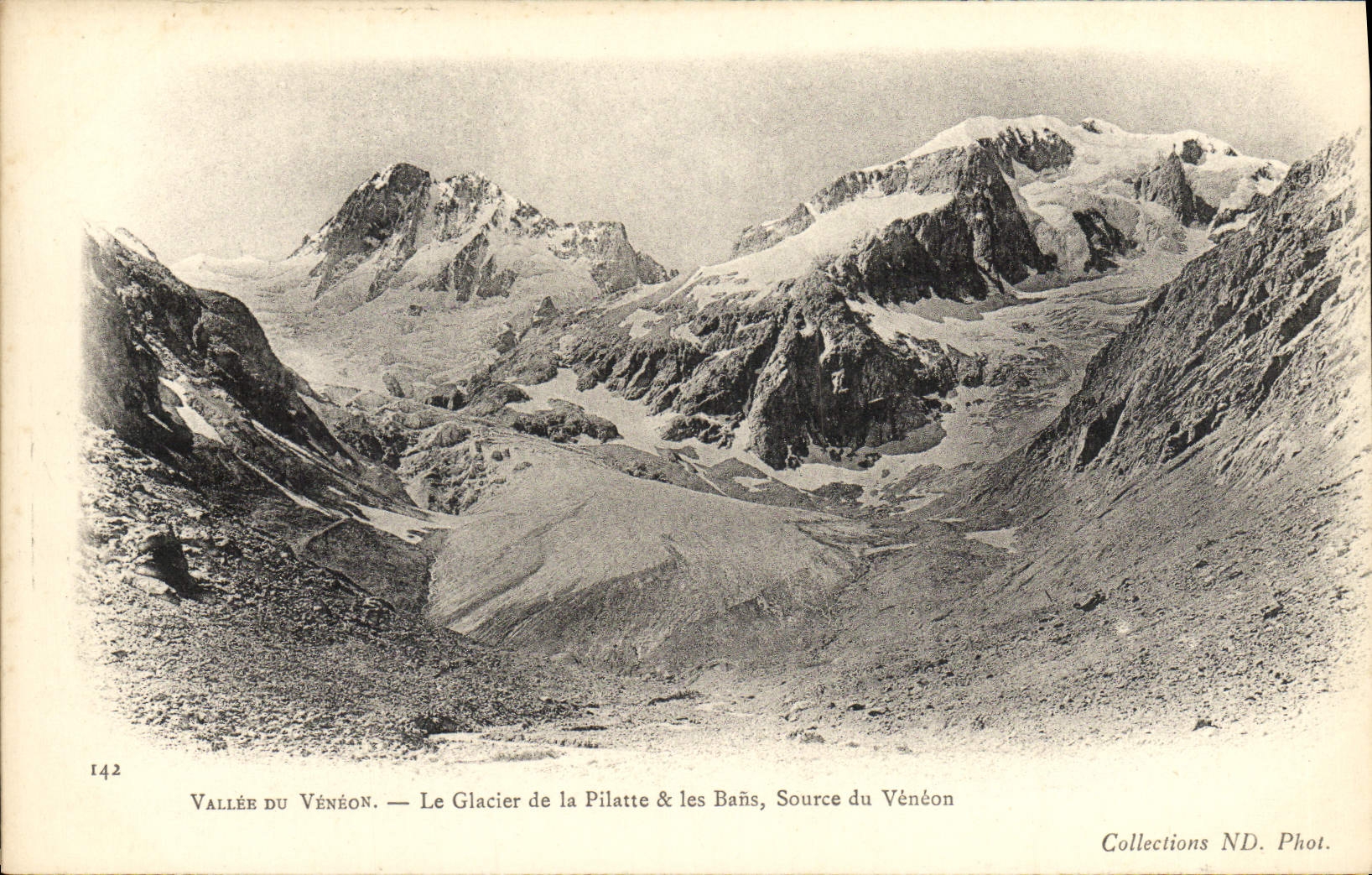 CPA Vallee Du Veneon Le Glacier De La Pilatte Les Bains Source Du Veneon