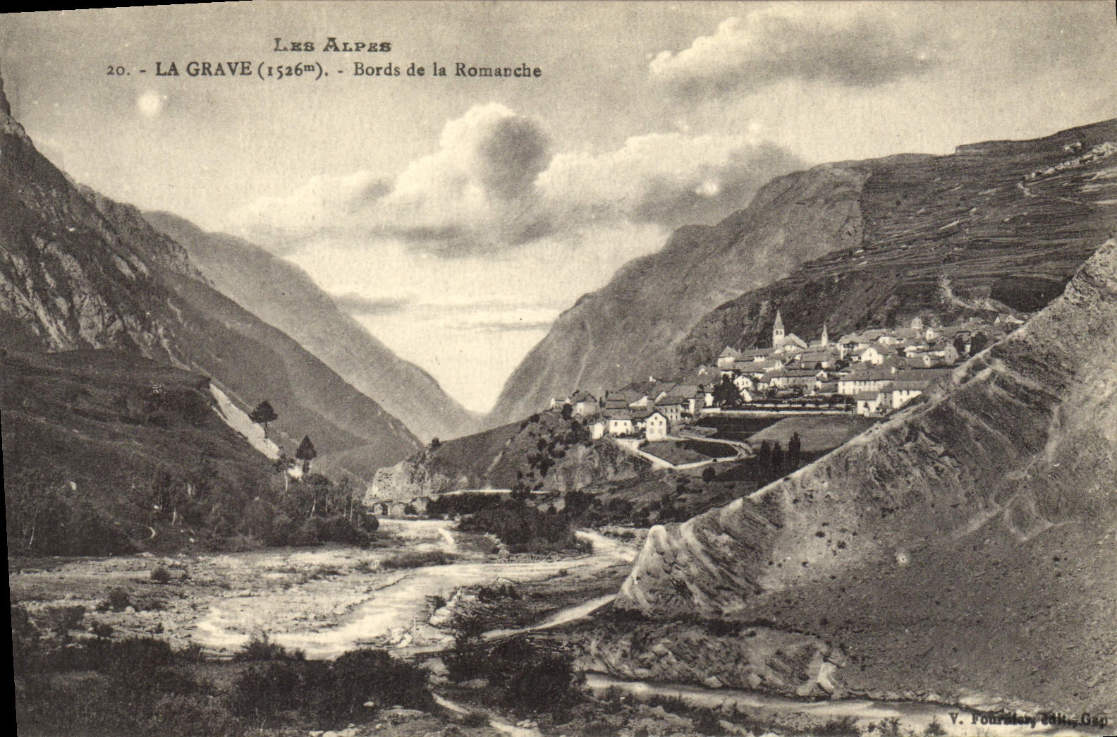CPA Les Alpes La Grave Bords De La Romanche