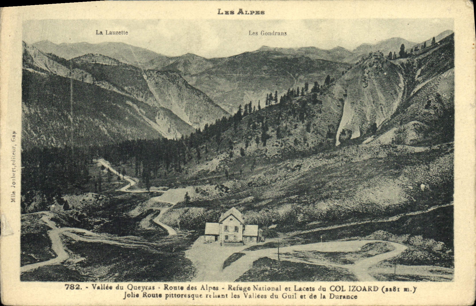 CPA Les Alpes Vallee Du Queyras Route Des Alpes Col Izoard