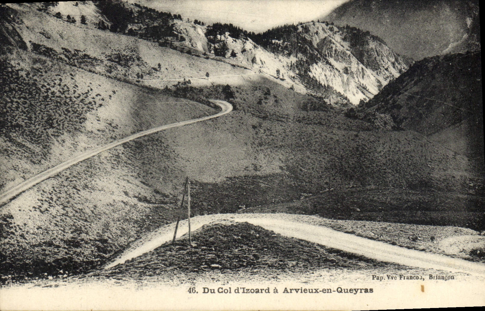 CPA Du col D'Izoard A Arvieux En Queyras
