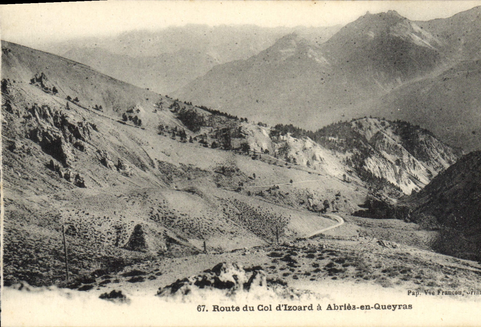 CPA Route Du Col D'Izoard A Abries En Queyras