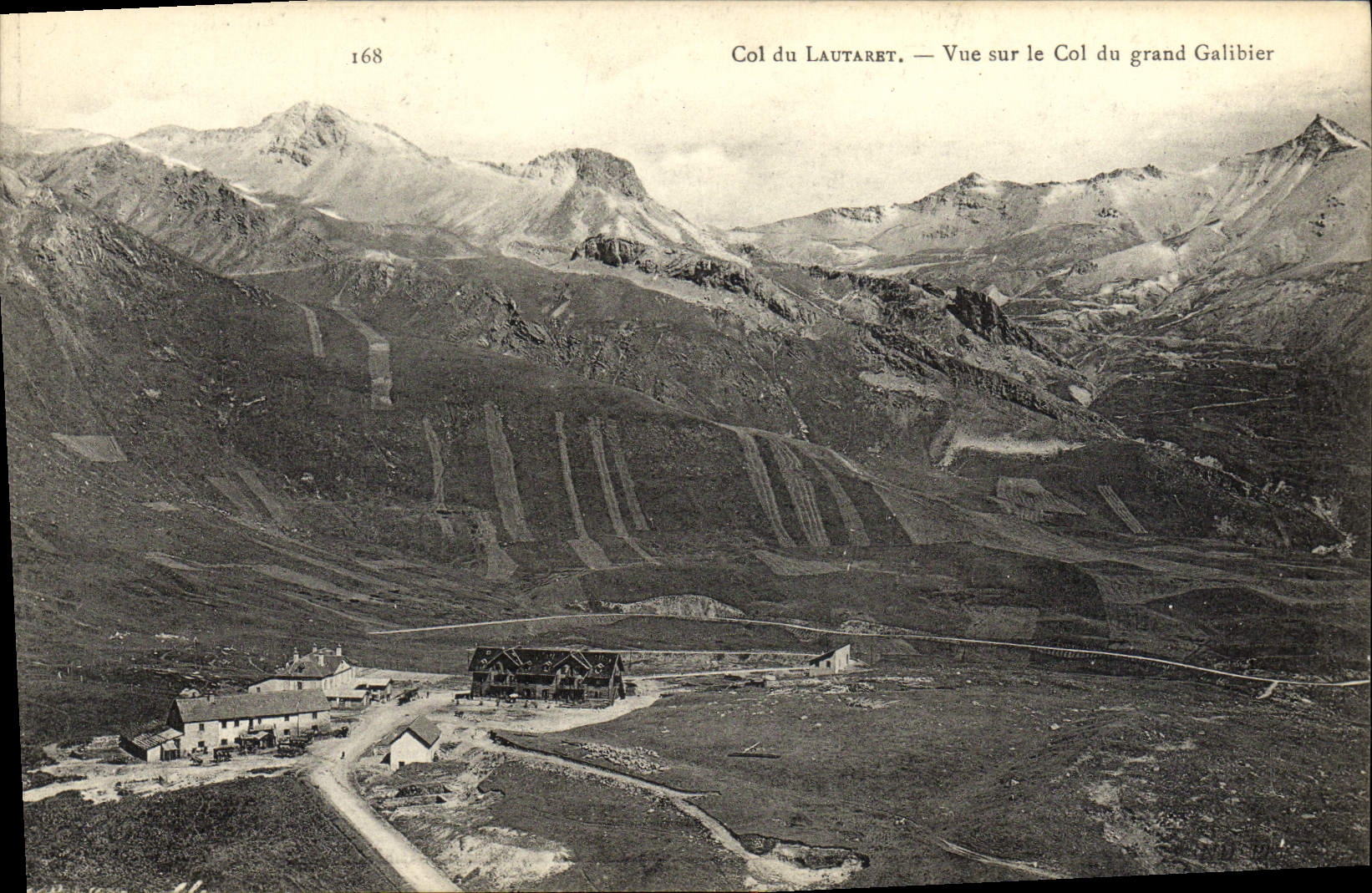 CPA Col Du Lautaret Vue Sur Le Col Du Grand Galibier