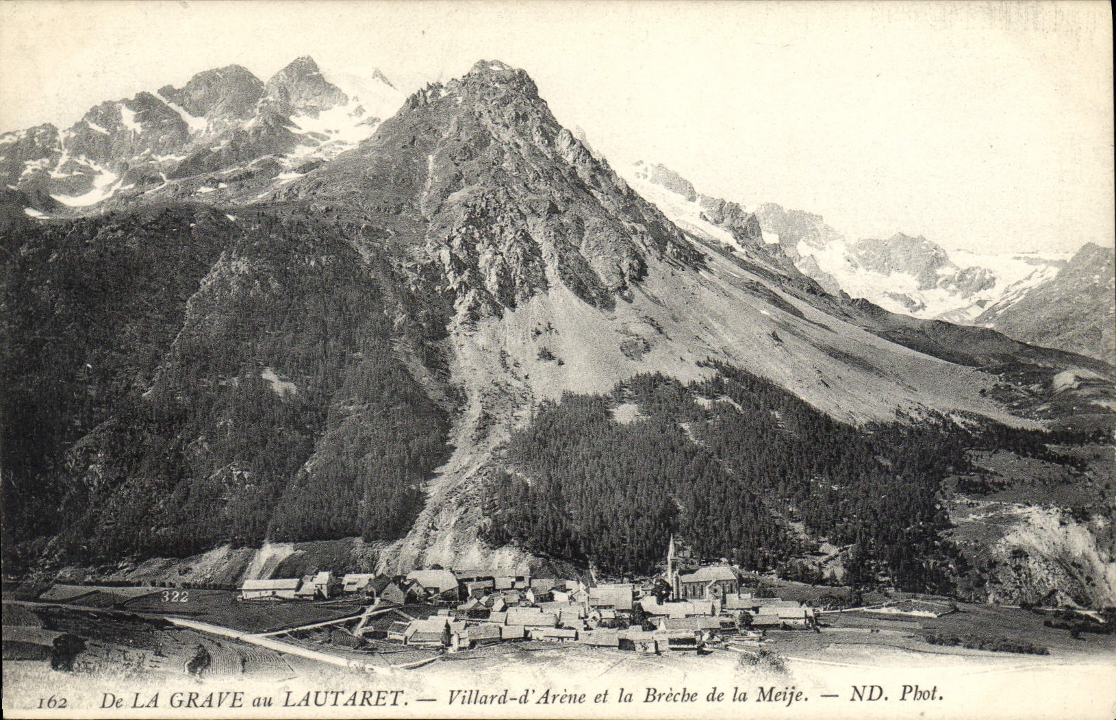 CPA De La Grave Au Lautaret Villard D'Arene et la breche de la Meije