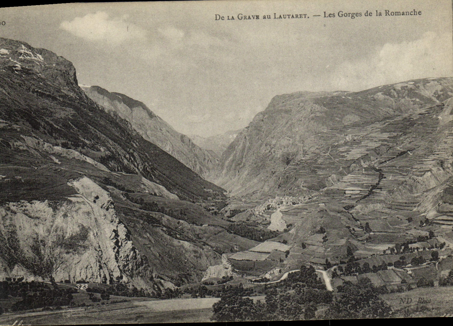 CPA De La Grave Au Lautaret Les Gorges De La Romanche