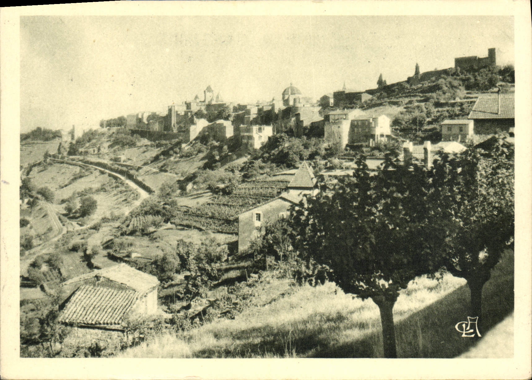 VINTAGE POSTCARD Around Valleys Les Bains Salson Of Aubenas