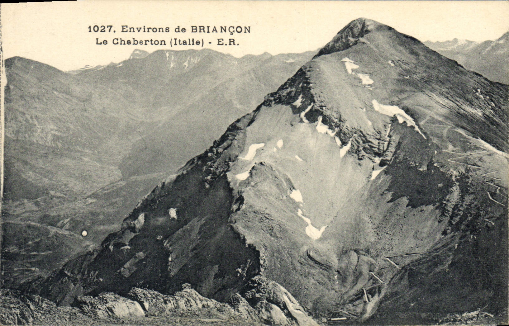 Alrededores de la POSTAL de la VENDIMIA de Briançon Chaberton