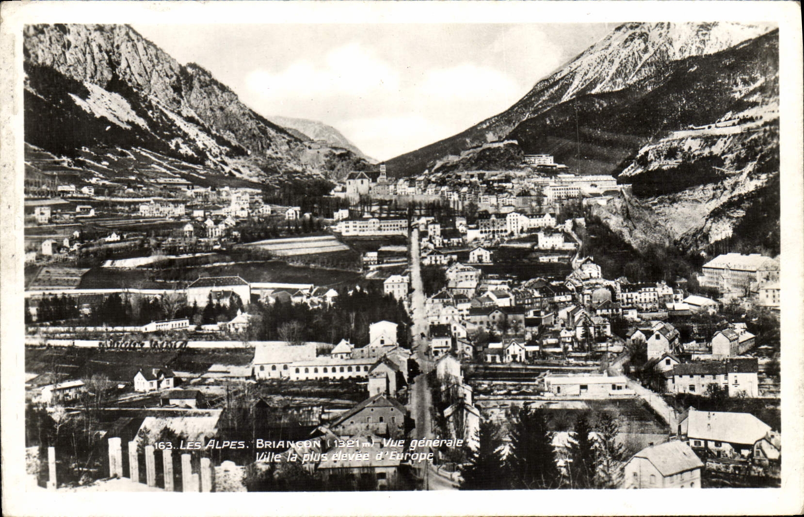 CPA Les Alpes Briancon Vue generale