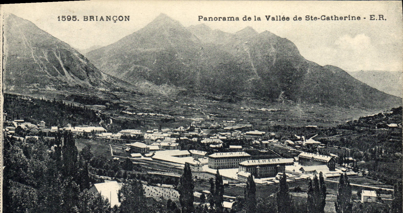 CPA Briancon Panorama De La Vallee de Ste Catherine