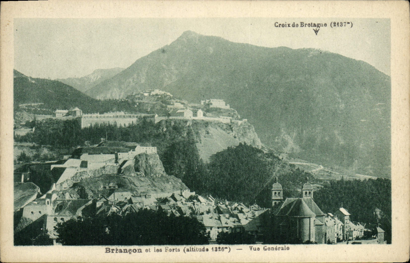 CPA Briancon Et Les Forts Vue generale