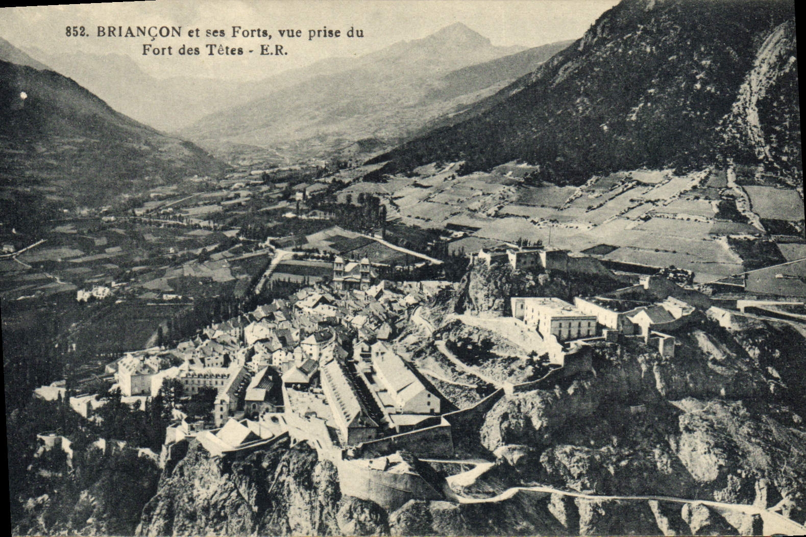 CPA Briancon Et ses forts vue prise du fort des tetes