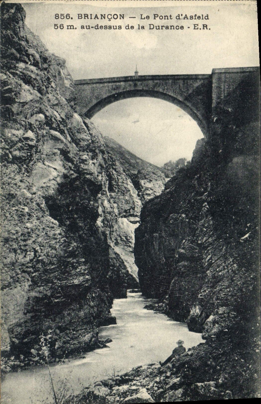 CPA Briancon Le Pont D'Asfeld Au Dessus De LA Durance