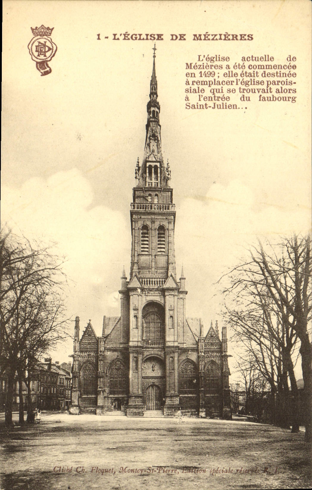 CPA L'Eglise De Mezieres 