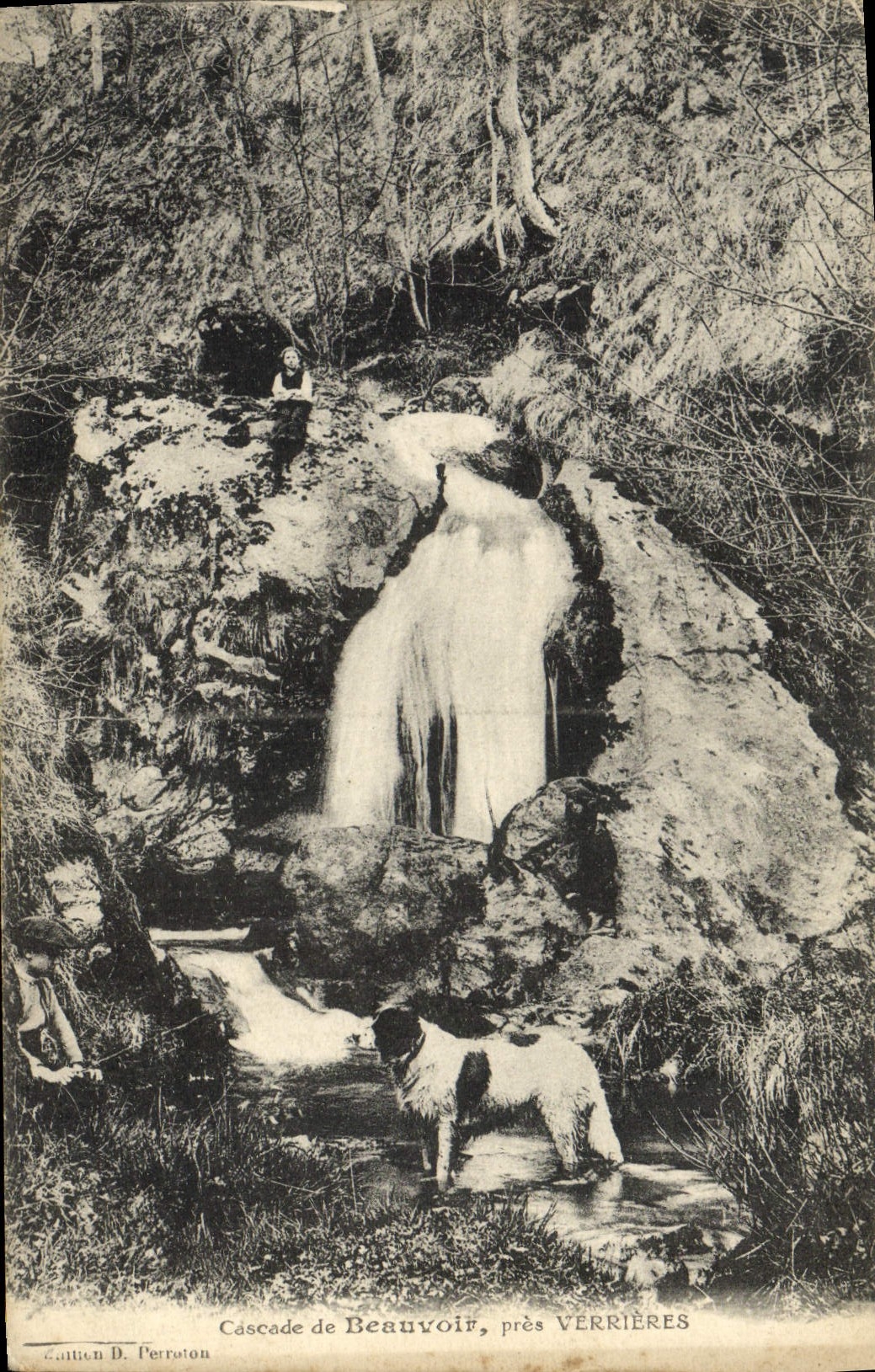 CPA Cascade De Beauvoir Pres Verrieres