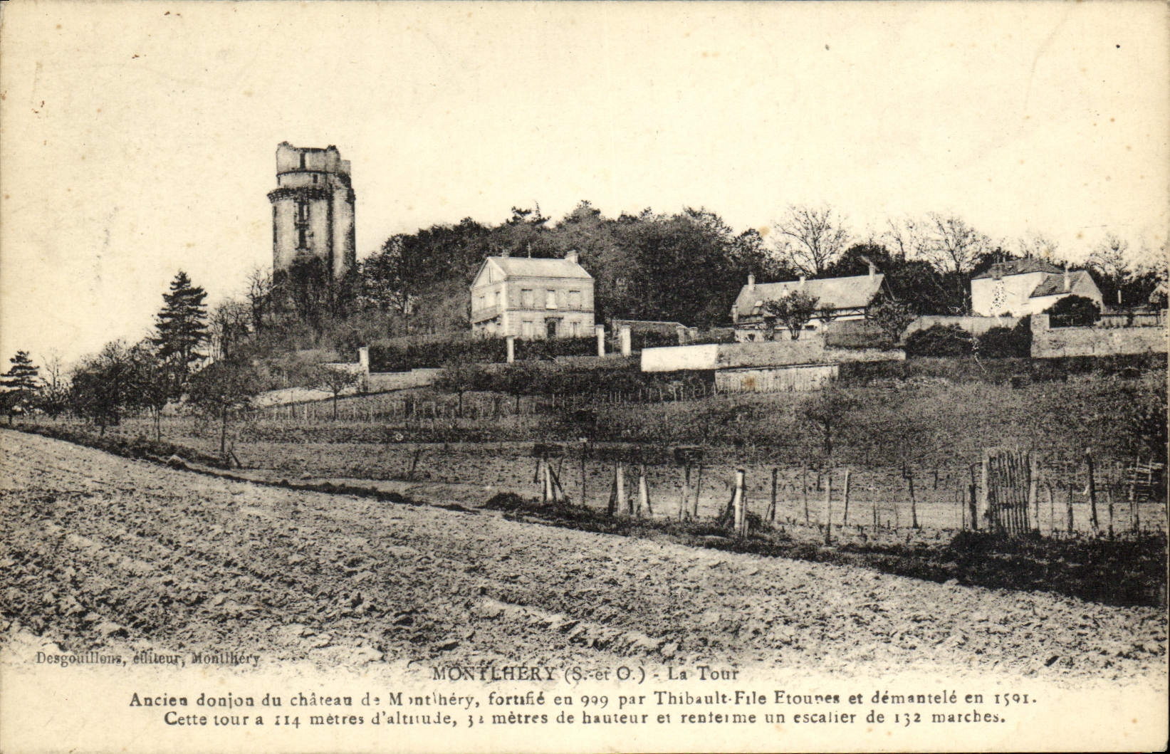 CPA Montlhery La Tour Ancien donjon du chateau