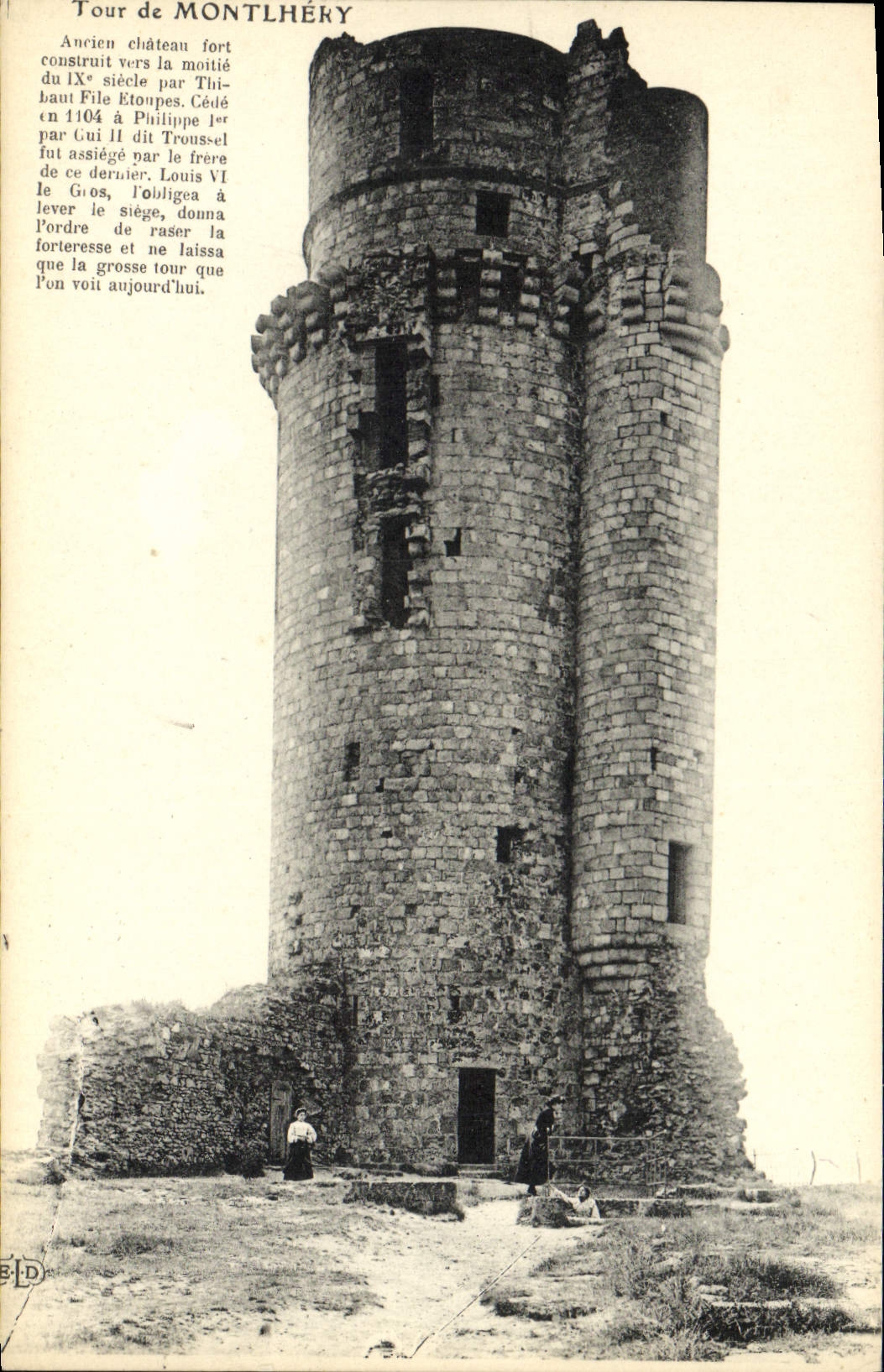 VINTAGE POSTCARD Turn De Montlhery