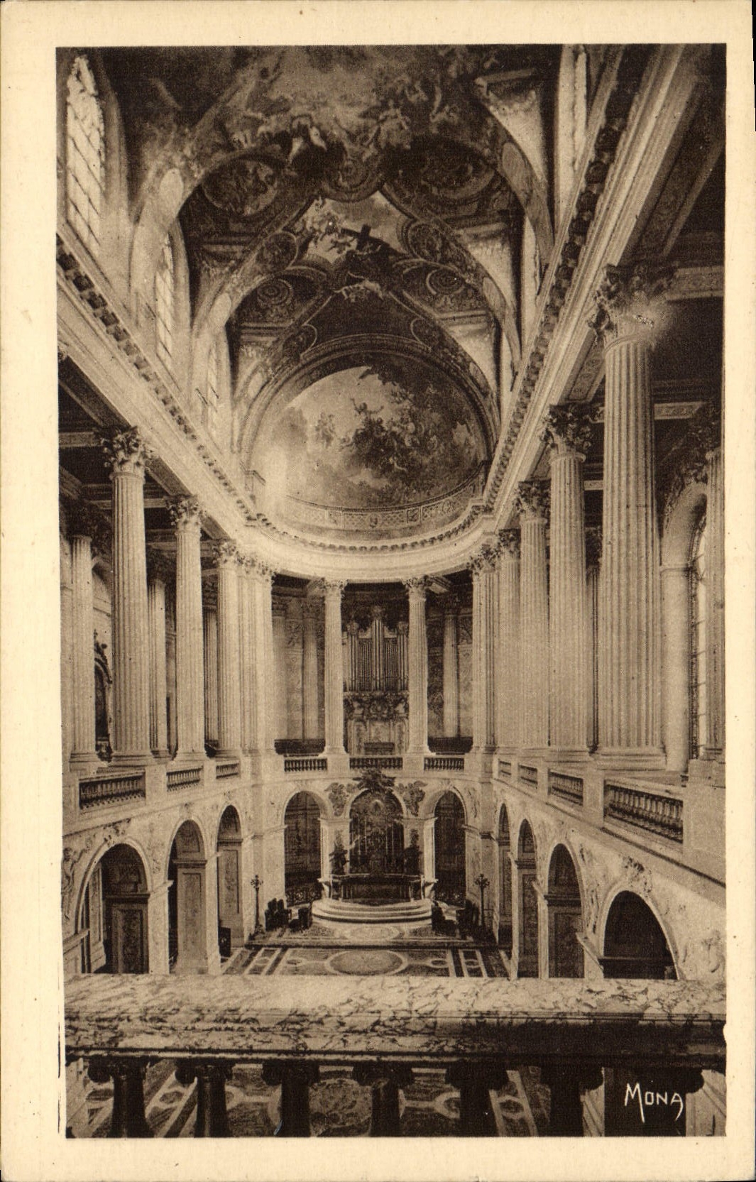 VINTAGE POSTCARD Small Tables Of Versailles the Vault