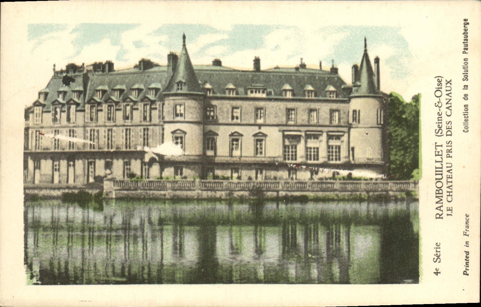 CPA Rambouillet Le Chateau Pris Des Canaux