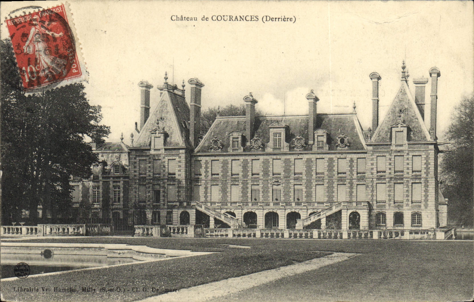 CPA Chateau De Courances