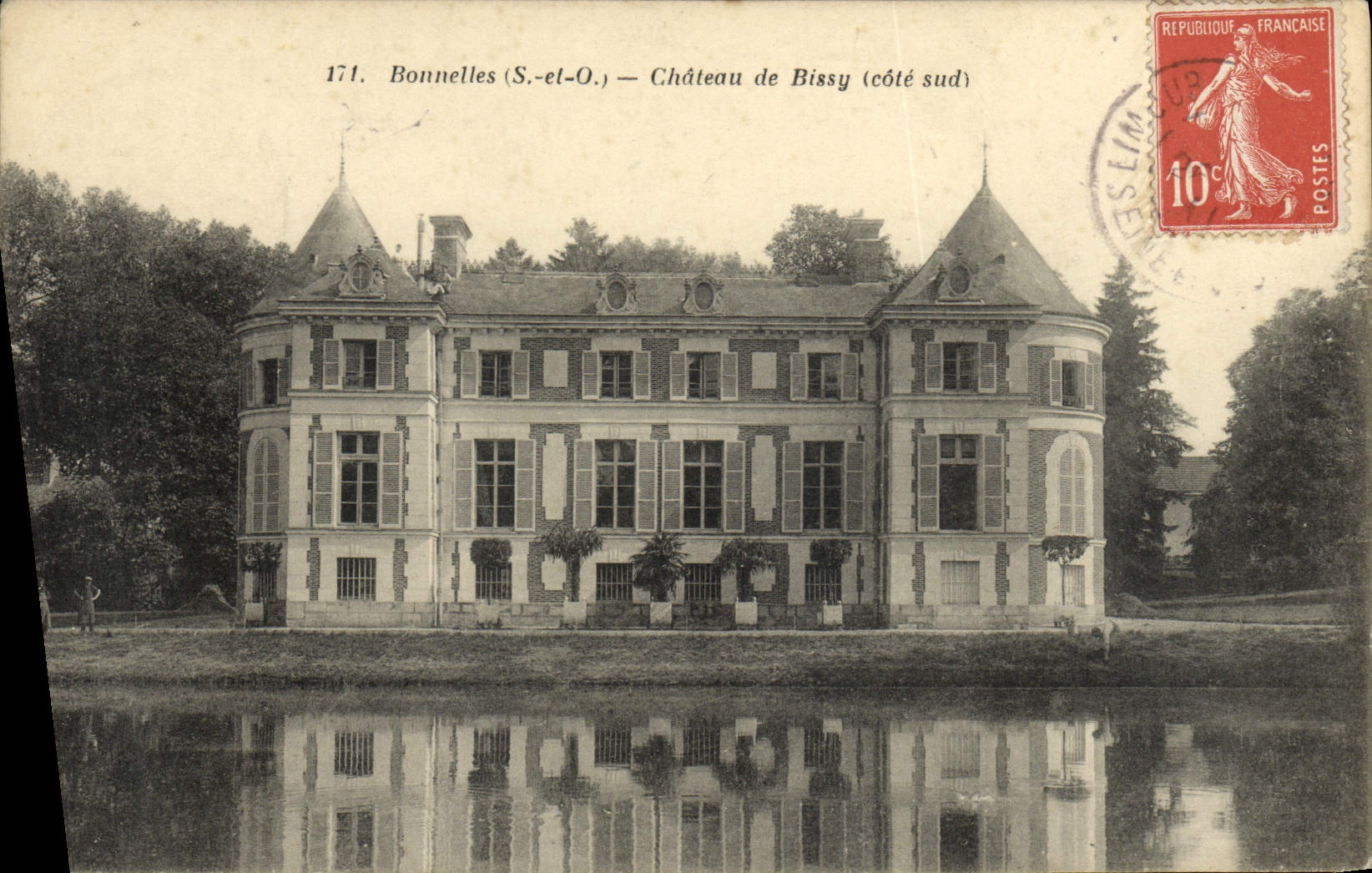 CPA Bonnelles Chateau De Bissy