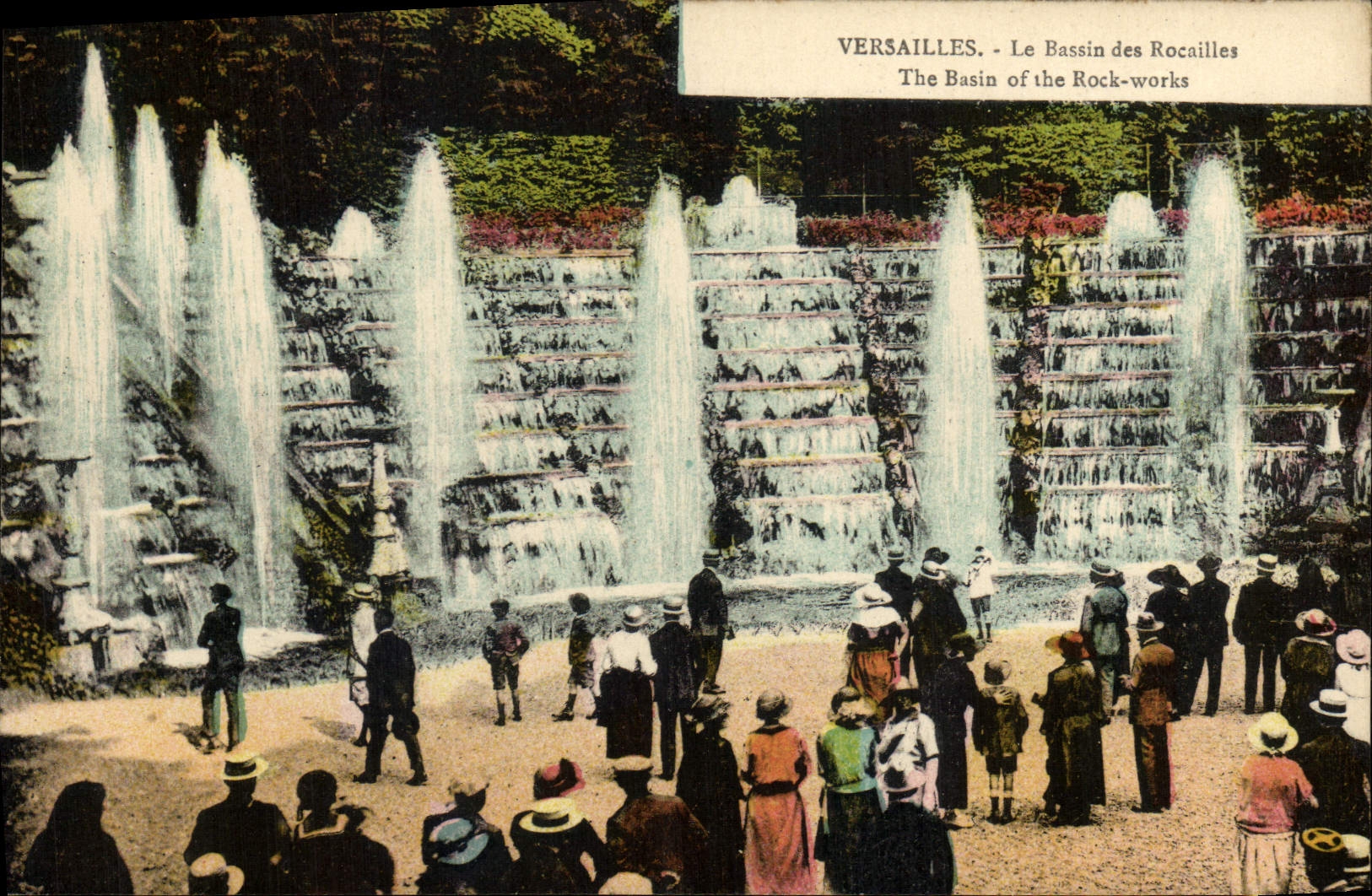 VINTAGE POSTCARD Versailles the Basin of Rubbles