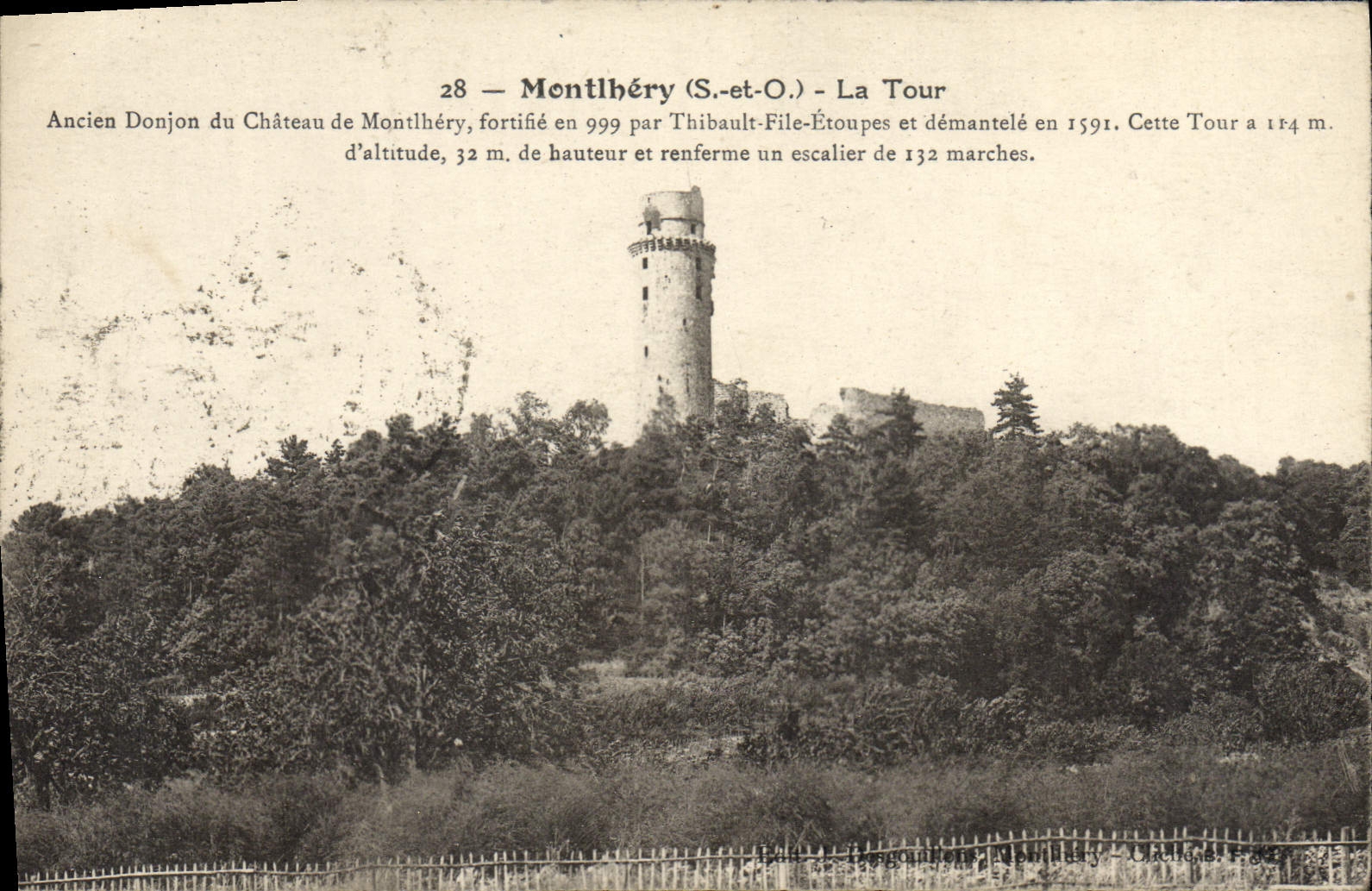 CPA Montlhery La Tour 