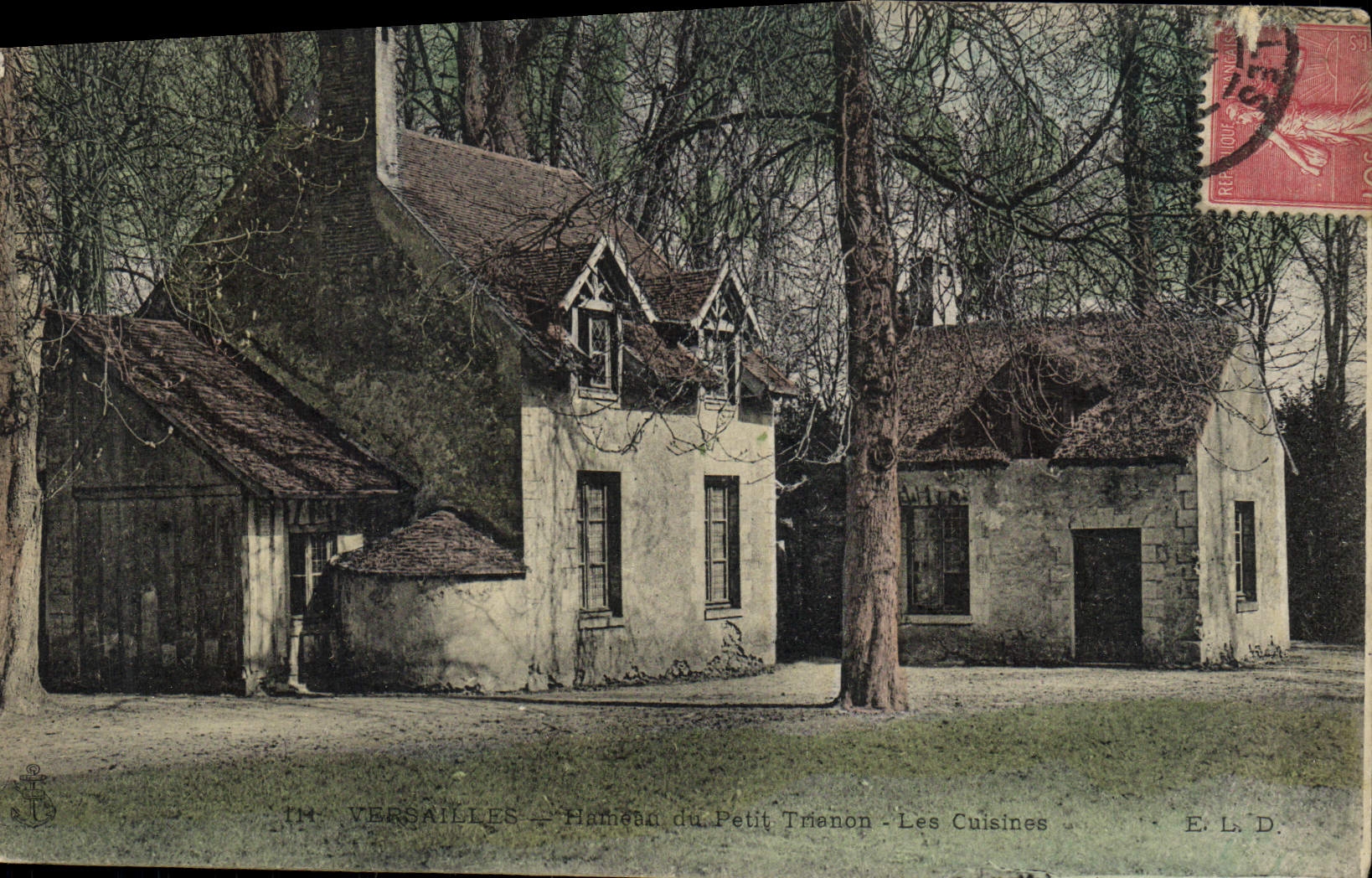VINTAGE POSTCARD Versailles Hamlet of small Trianon kitchens