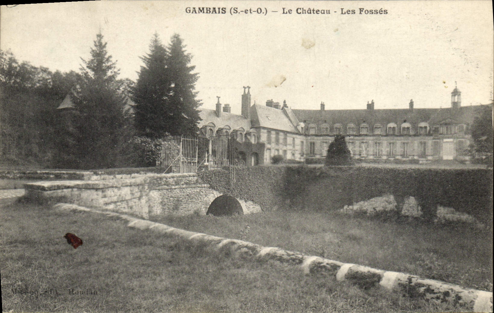 CPA Gambais Le Chateau Les Fosses