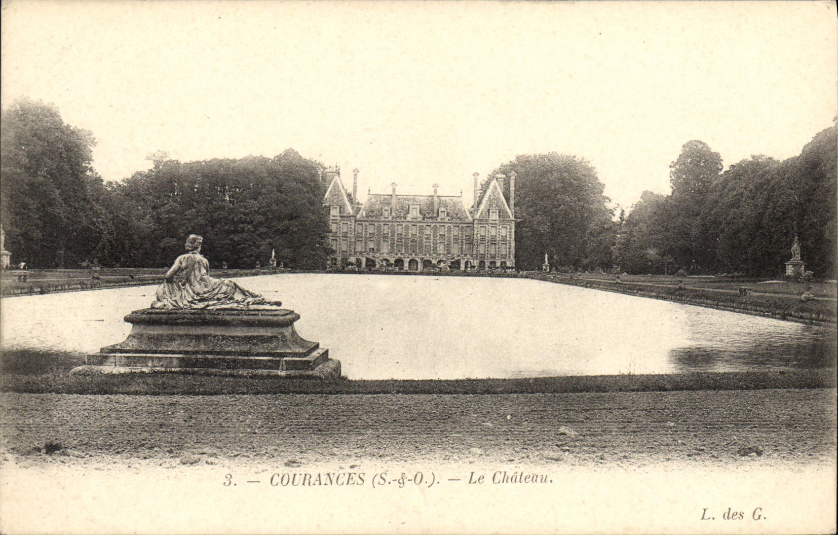 POSTAL Courances de la VENDIMIA el castillo