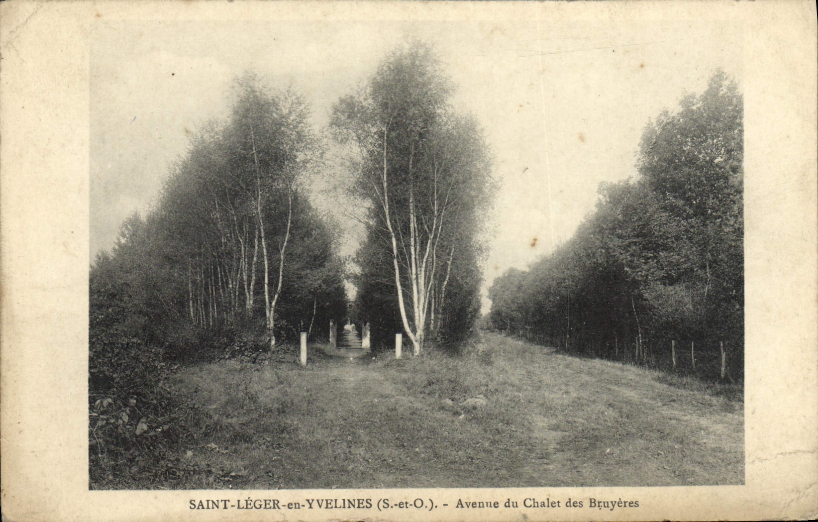 CPA Saint Leger en Yvelines Avenue du Chalet des Bruyeres