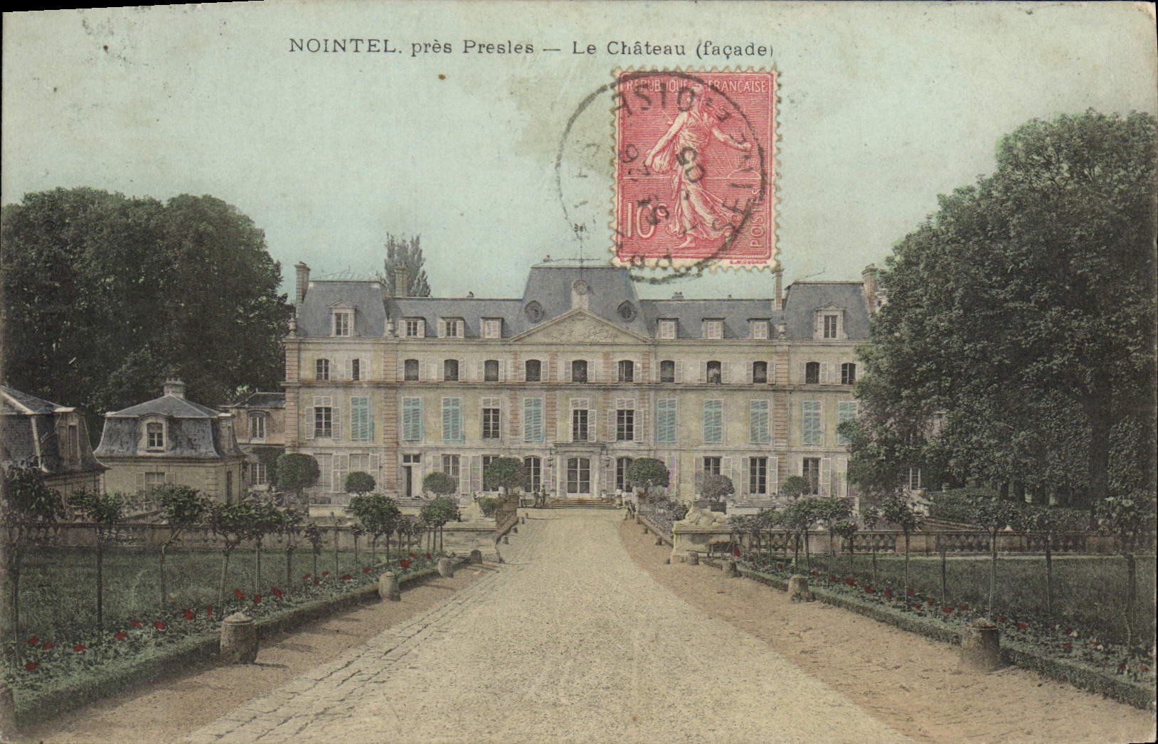 CPA Nointel Pres Presles Le Chateau