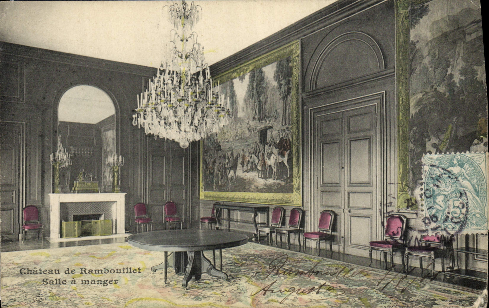 CPA Rambouillet Chateau Salle a manger