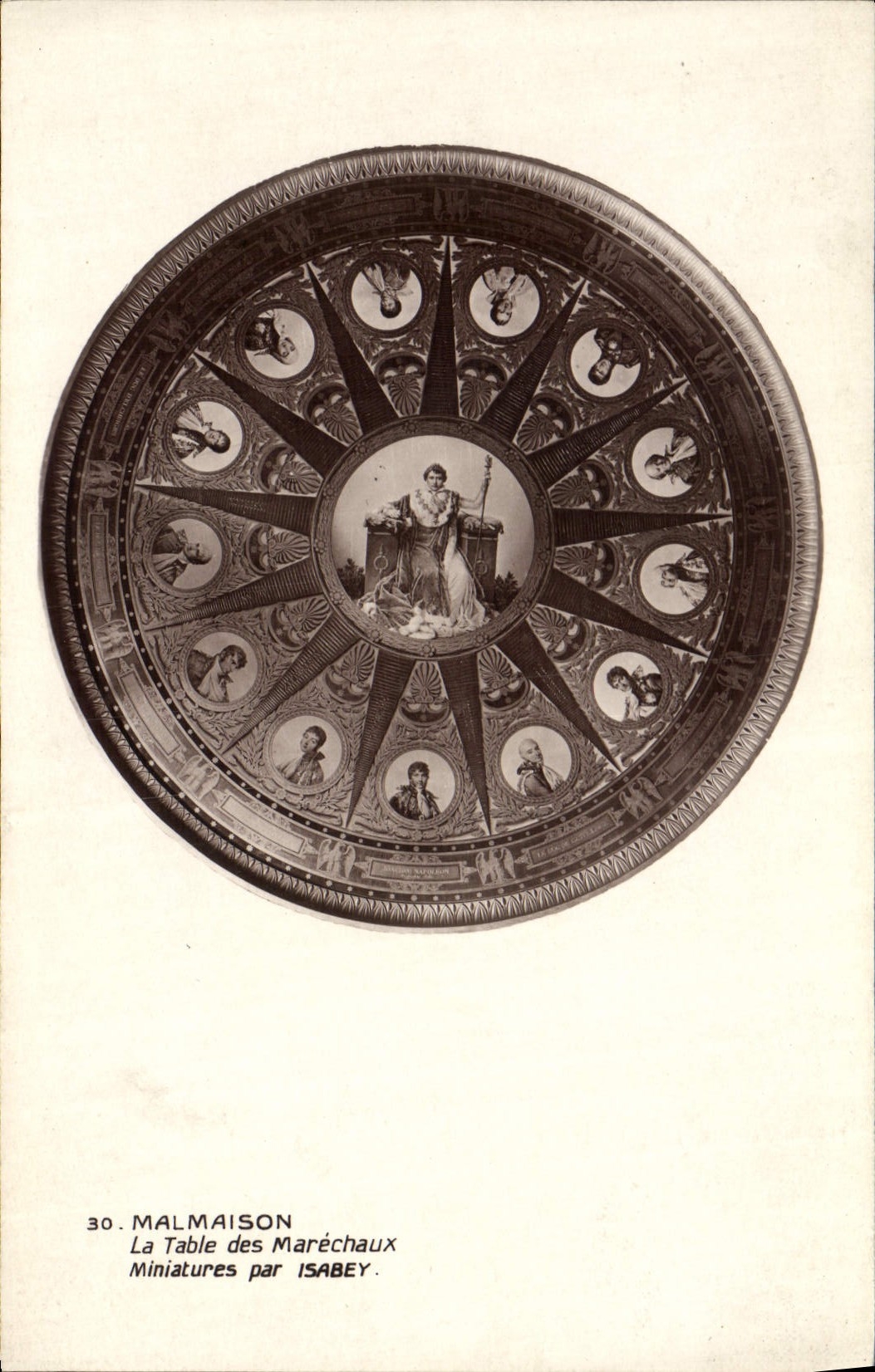 CPA Malmaison La Table des Marechaux Isabey Napoleon 1er