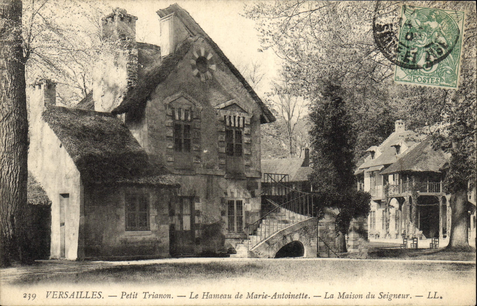 VINTAGE POSTCARD Versailles Small Trianon the hamlet of Marie Antoinette the house of the lord