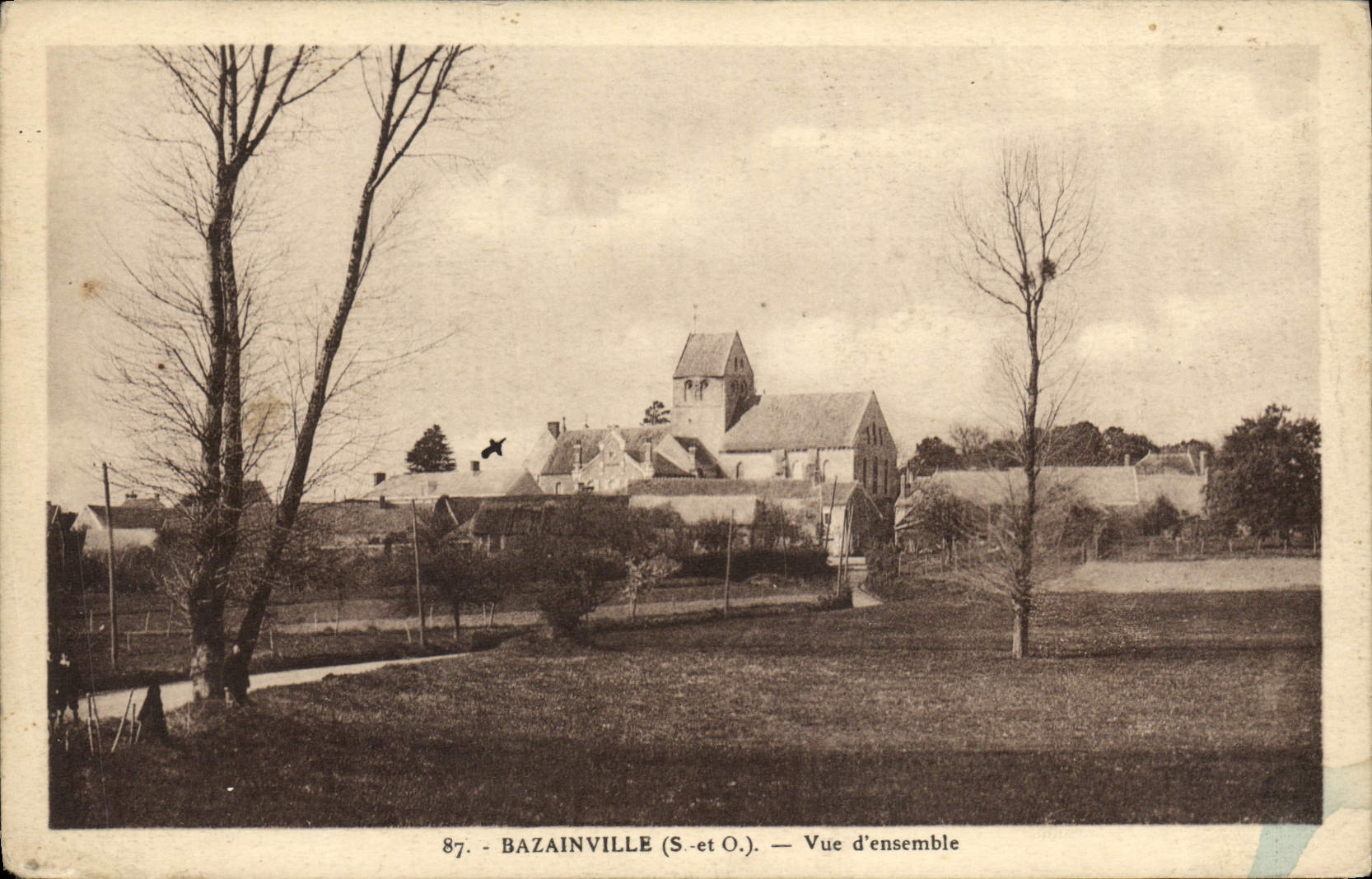 CPA Bazainville Vue d'ensemble